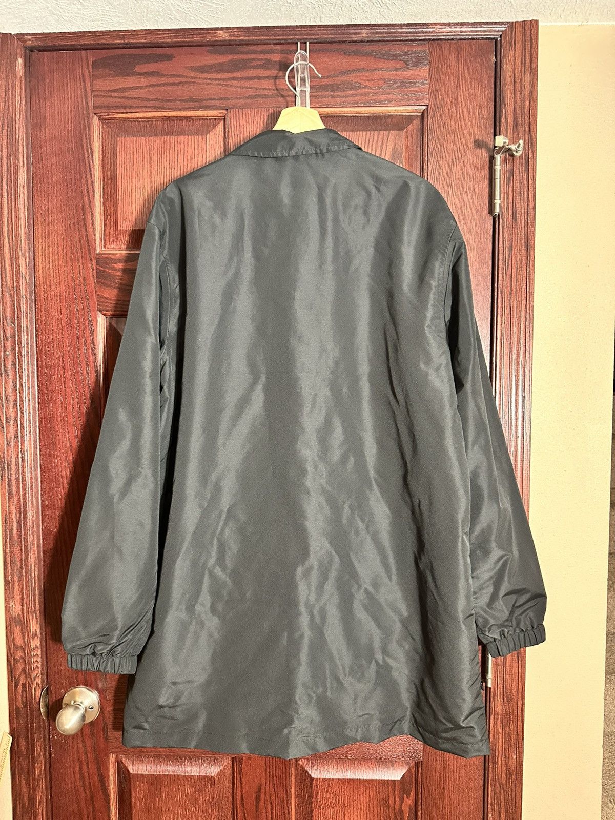 Obey OBEY Clothing Coaches Jacket Black Burgundy Lined w Icon Pin Size US XL / EU 56 / 4 - 4 Thumbnail