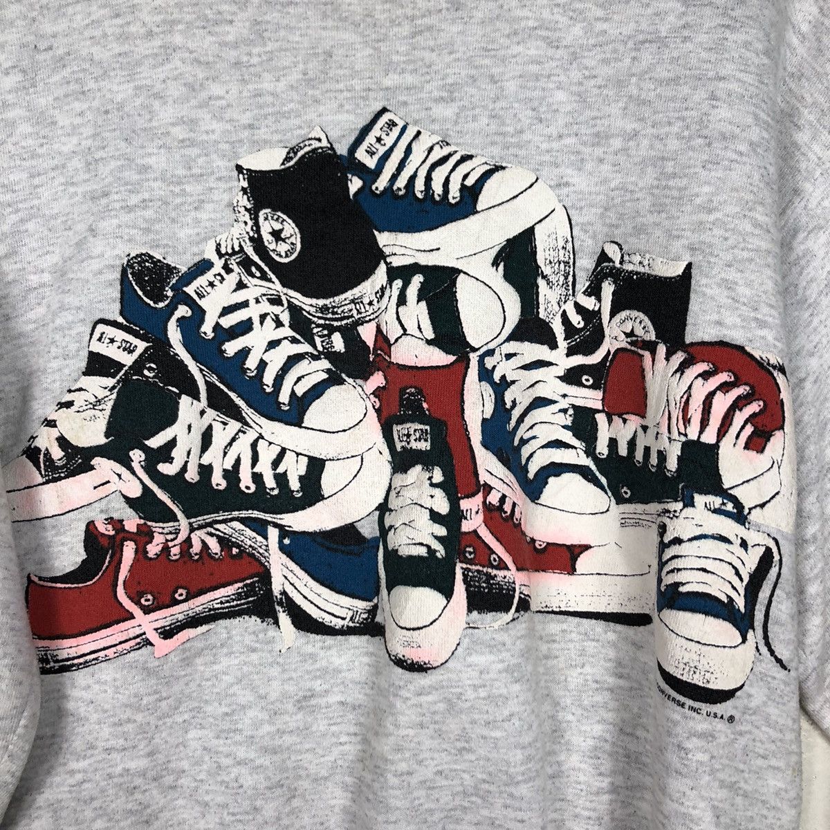 Converse × Japanese Brand Vintage Converse Sweatshirt Rare Design 90s Size US M / EU 48-50 / 2 - 11 Thumbnail
