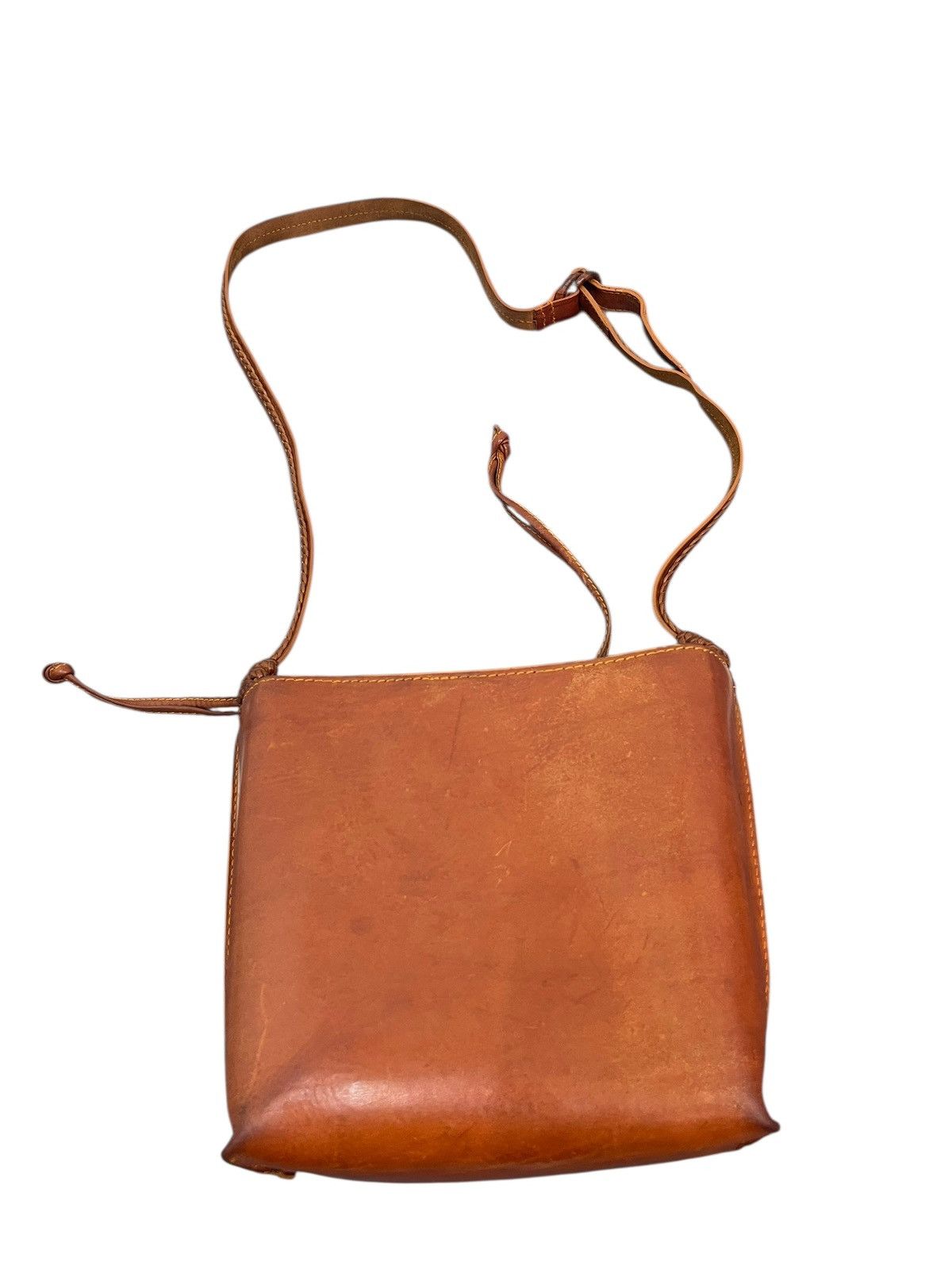Comme des Garcons × Stussy Full Leather Beauty Patina Re Creation Cross Body Bag 2🟩0 Size ONE SIZE - 5 Thumbnail