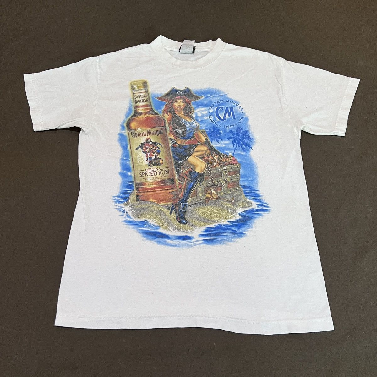 Japanese Brand × Vintage Vintage Y2K Captain Morgan Promo Tee Size US M / EU 48-50 / 2 - 2 Thumbnail