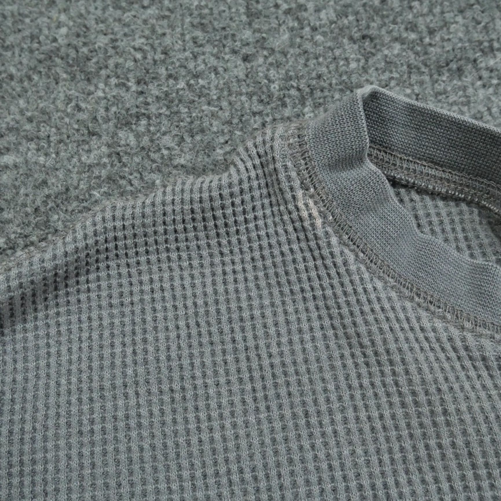 Vintage VINTAGE Stefano Thermal Shirt Mens XL Grey Waffle Knit Base Layer Y2K Size US XL / EU 56 / 4 - 5 Thumbnail