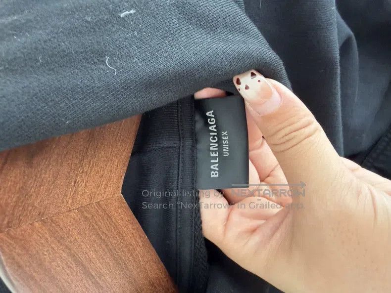 Balenciaga Balenciaga Black Hooded Sweatshirt Size US XS / EU 42 / 0 - 3 Thumbnail