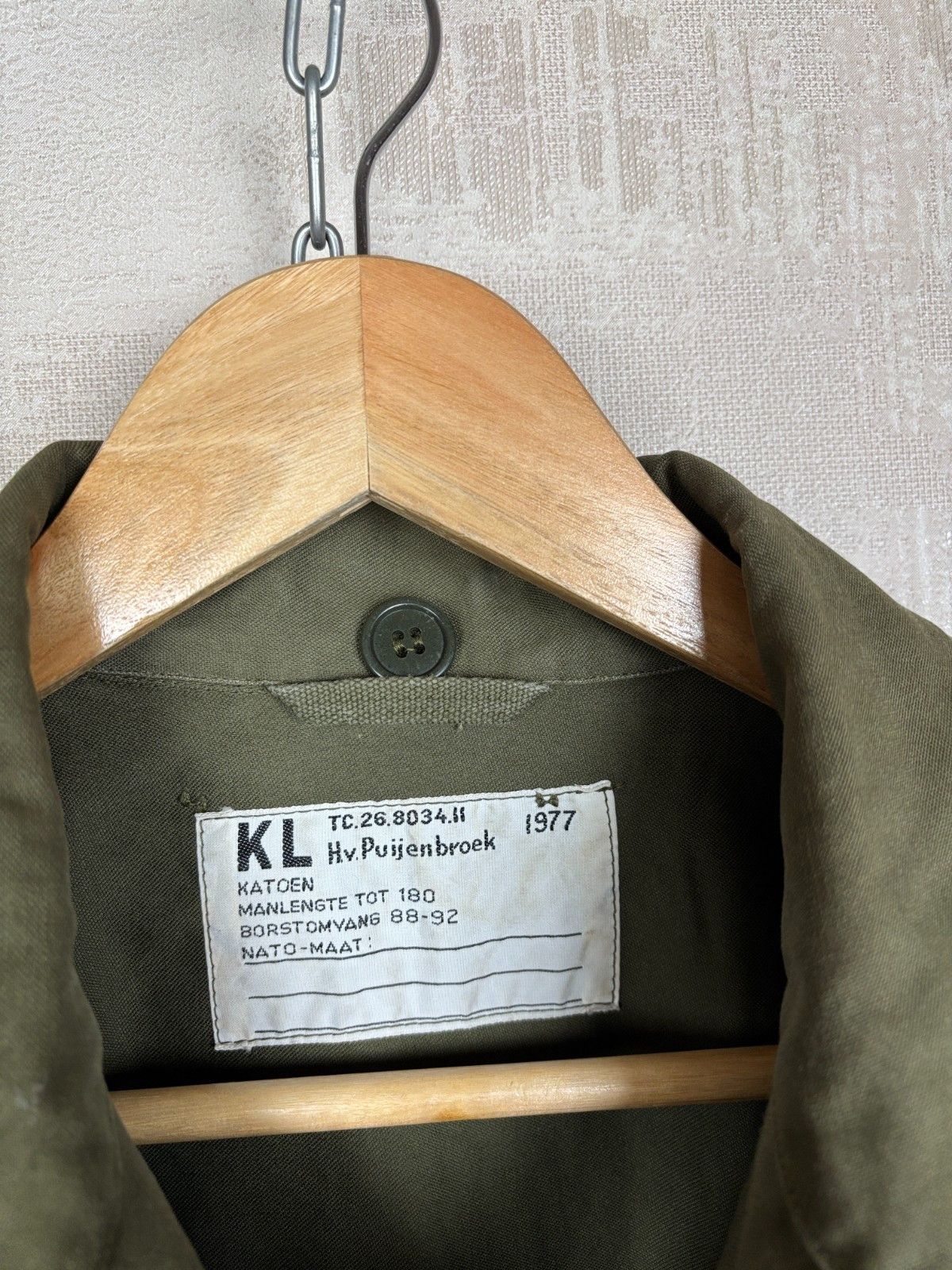 Vintage Vintage Dutch Army Field Jacket 1977 Military Utility Jacket Size US M / EU 48-50 / 2 - 5 Thumbnail