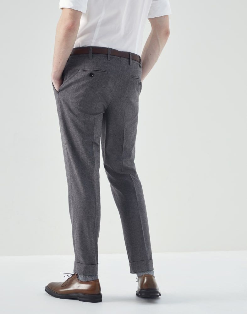 Brunello Cucinelli o1w1db10924 Pants in Grey Size US 34 / EU 50 - 3 Thumbnail