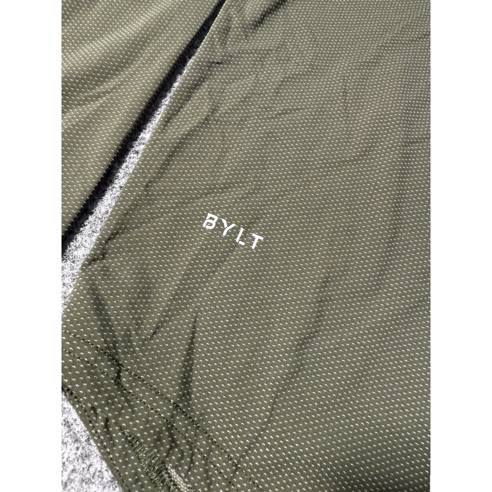 Olive BYLT Mens Large Olive Green Premium Basics Long Sleeve Performance Tee Shirt Size US L / EU 52-54 / 3 - 4 Thumbnail