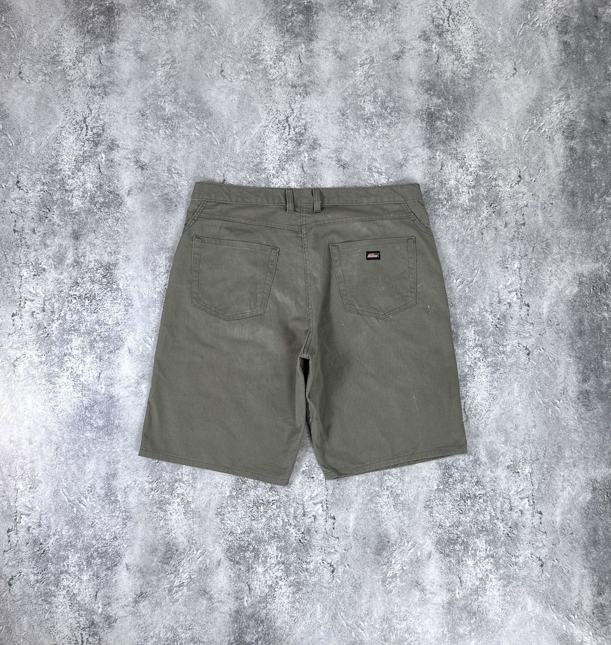 Dickies Vintage Dickies Baggy Faded Grey USA Hype Cargo Work Shorts Size US 36 / EU 52 - 1 Thumbnail