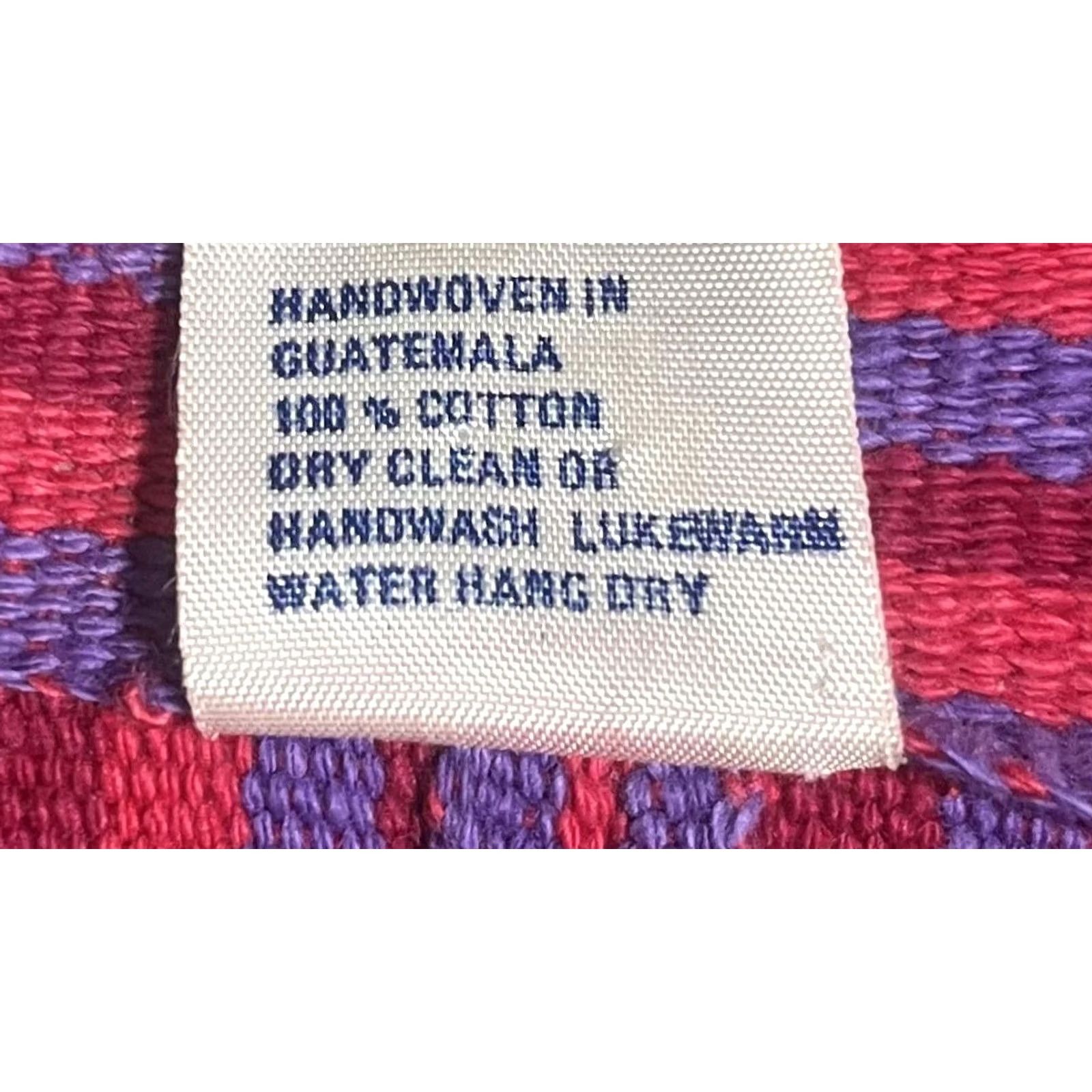 Vintage VINTAGE Los Artesanos De San Juan Jacket Womens Large Kimono Guatemala Aztec Hand Woven Size L / US 10 / IT 46 - 4 Thumbnail