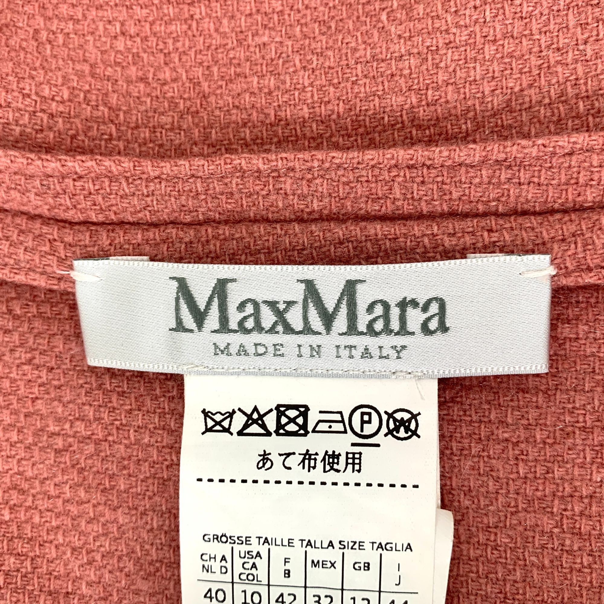 Max Mara Max Mara Womens Wool & Cashmere Blend Blazer Jacket Size M Size L / US 10 / IT 46 - 6 Thumbnail