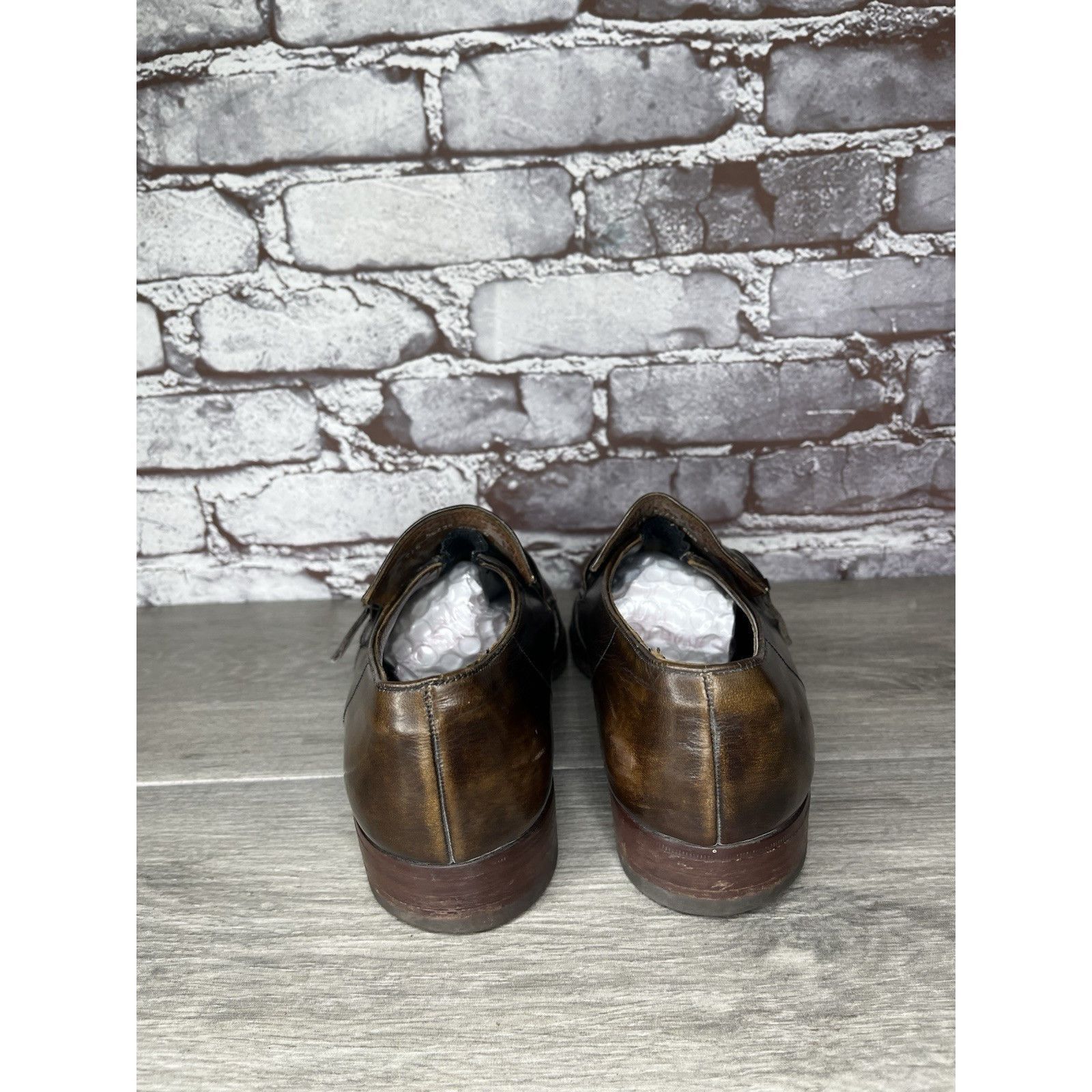 Barker Barker Dark Brown Leather Monk Dress Loafers England Shoes M Size US 7 / EU 40 - 5 Thumbnail