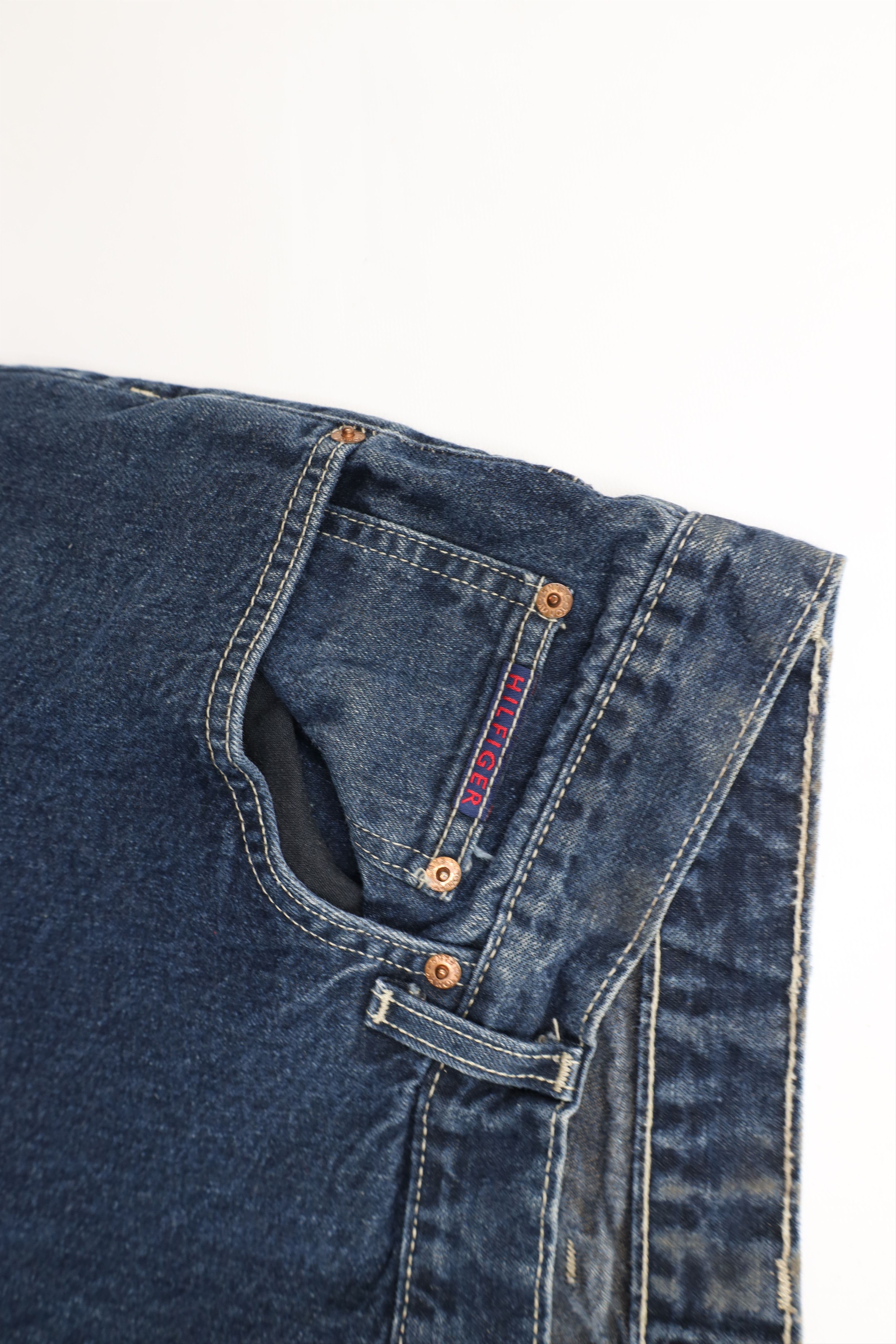 Tommy Hilfiger × Vintage Vintage 90s Tommy Hilfiger Baggy Fit Wide Leg Jeans USA Size US 38 / EU 54 - 8 Thumbnail