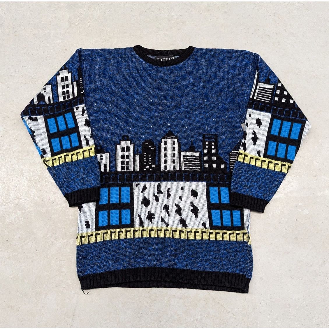 Vintage Vintage SFTF City Streets knit sweater Size US S / EU 44-46 / 1 - 1 Thumbnail