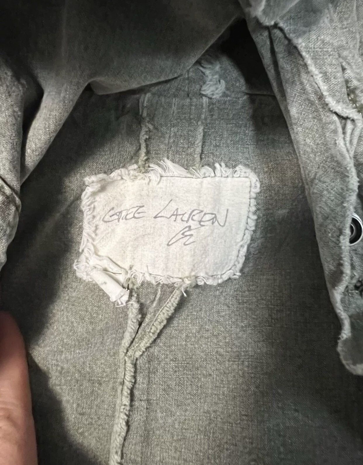 Greg Lauren Greg Lauren military cloth trench coat 2412-Nextarrow Size US S / EU 44-46 / 1 - 3 Thumbnail
