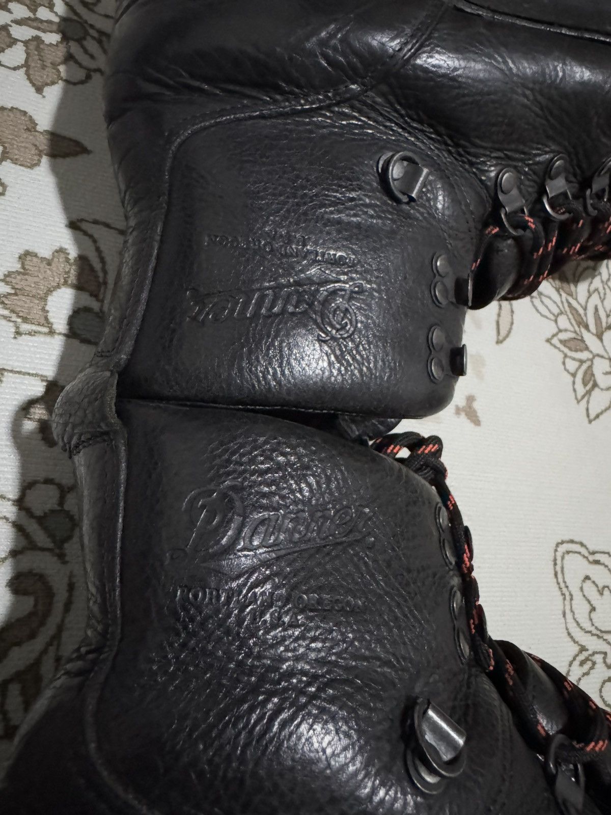 Danner × Genuine Leather 🇺🇸 OG Danner Lace Up Mountain Ridge Leather Boots Size US 12 / EU 45 - 5 Thumbnail