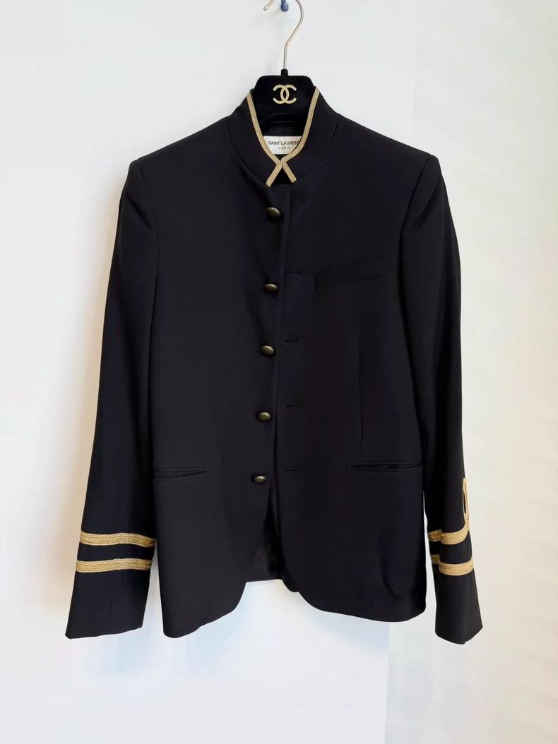 Saint Laurent Paris Saint Laurent Paris 15ss show court jacket Nextarrow-2505 Size US XS / EU 42 / 0 - 1 Thumbnail