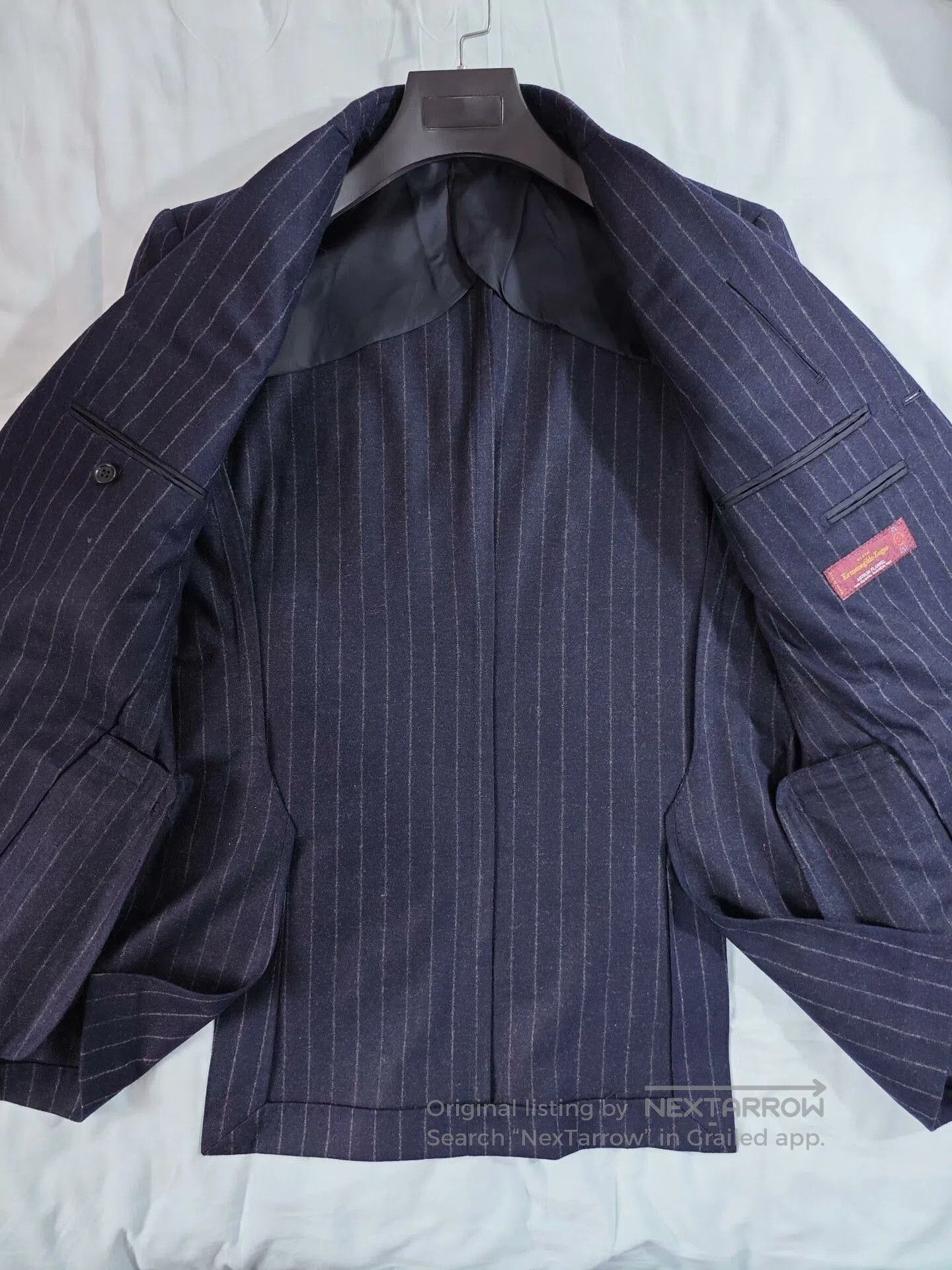 Ermenegildo Zegna Custom Zegna Flannel Suit Jacket. Size US M / EU 48-50 / 2 - 7 Thumbnail