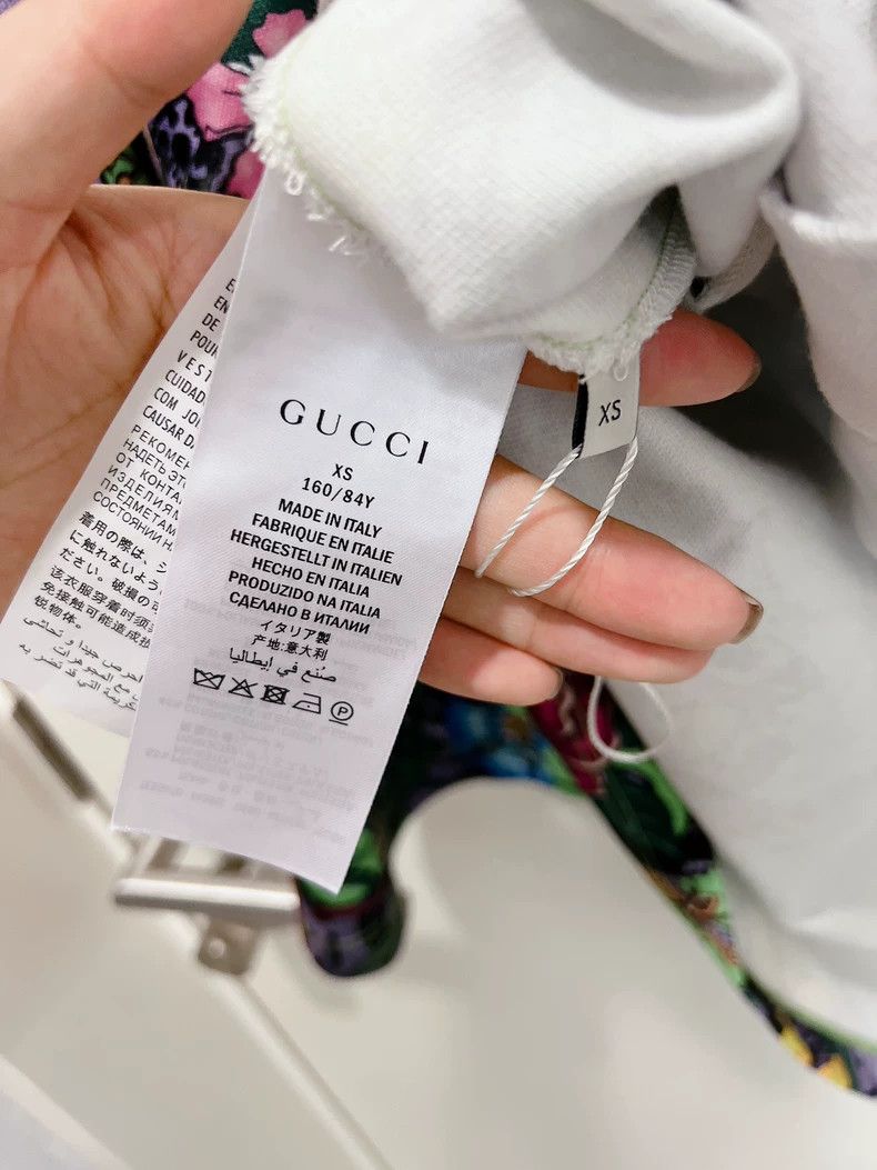 Gucci Gucci Floral pattern hooded sweatshirt sports dress 2504-Ne Size XS / US 0-2 / IT 36-38 - 8 Thumbnail
