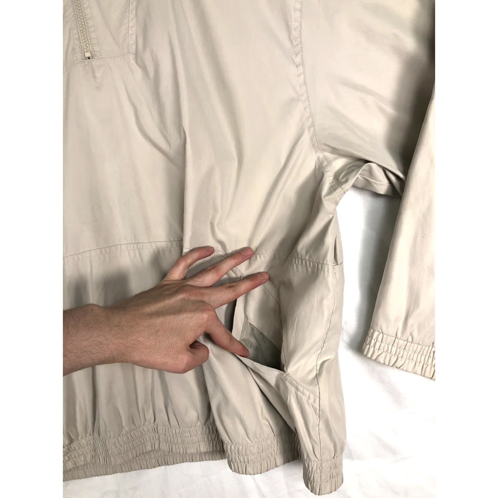 Vintage VINTAGE Outdoor World Golf Windbreaker Jacket Mens 1/4 Zip XXL Khaki BT23 Size US XXL / EU 58 / 5 - 3 Thumbnail