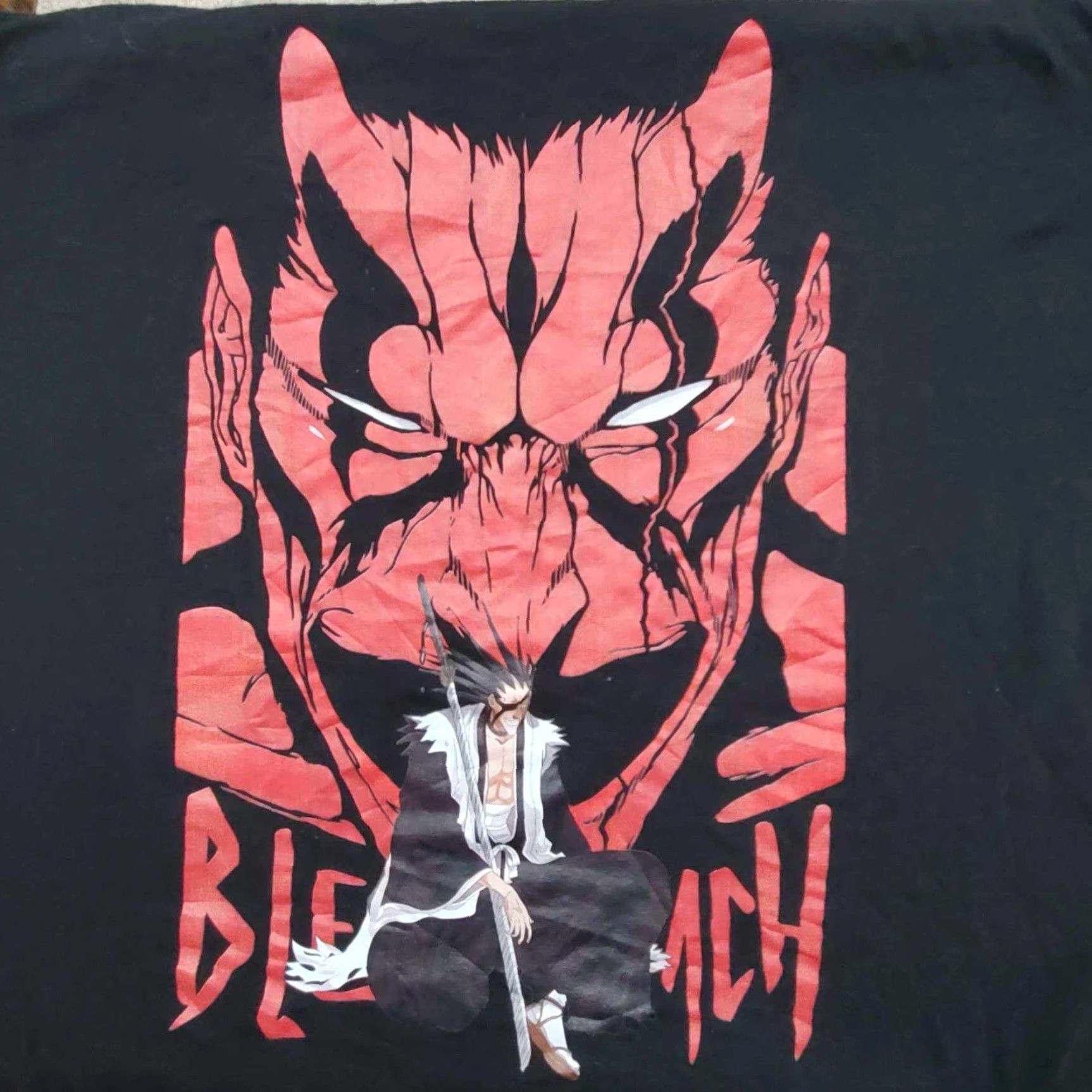 Doublet Bleach T Shirt Mens 3XLT Black Short Sleeve Crew Neck Double Sided Anime 2000s Century Blood War Tagless Cotton Shirt Big & Tall Size US XXL / EU 58 / 5 - 3 Thumbnail