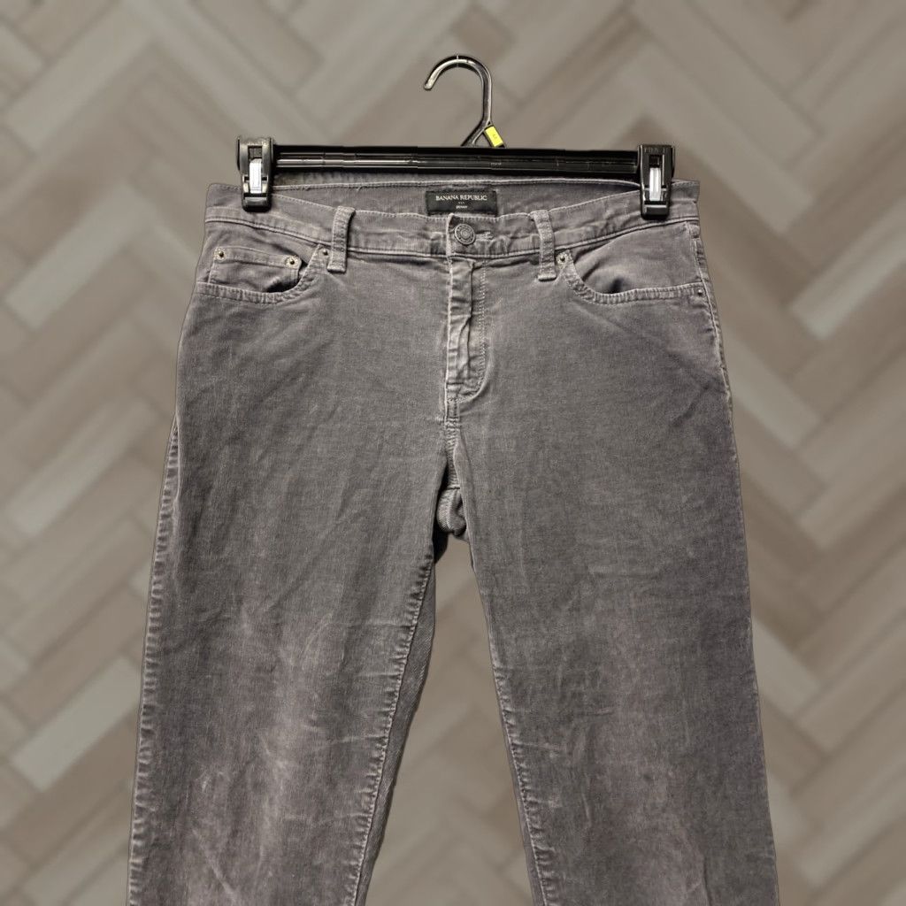 Banana Republic Banana Republic Jeans Corduroy Women’s 30x27 Gray Skinny Stretch / 162-2 for Women Size 30" / US 8 / IT 44 - 1 Thumbnail