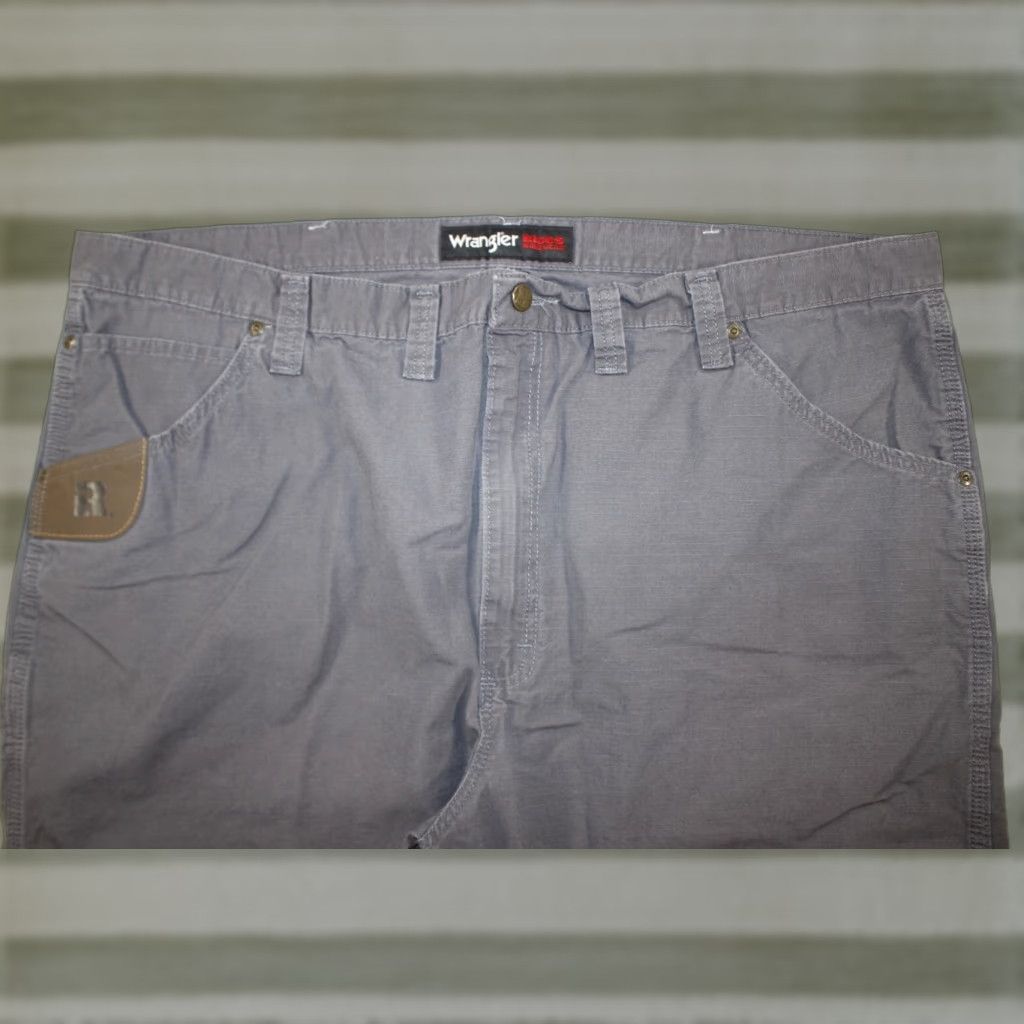 Wrangler Wrangler Riggs Workwear Technician Ripstop Pants Charcoal Gray Men's 46x30 Size US 30 / EU 46 - 1 Thumbnail