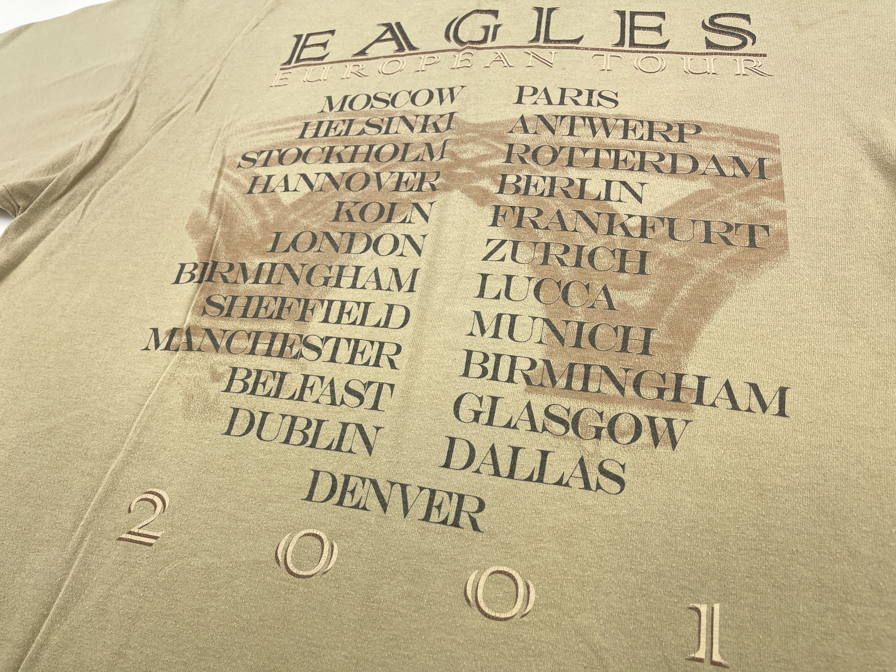Band Tees Eagles band T-Shirt, vintage 2001 European Tour, 90s, 2000s Size US L / EU 52-54 / 3 - 15 Thumbnail
