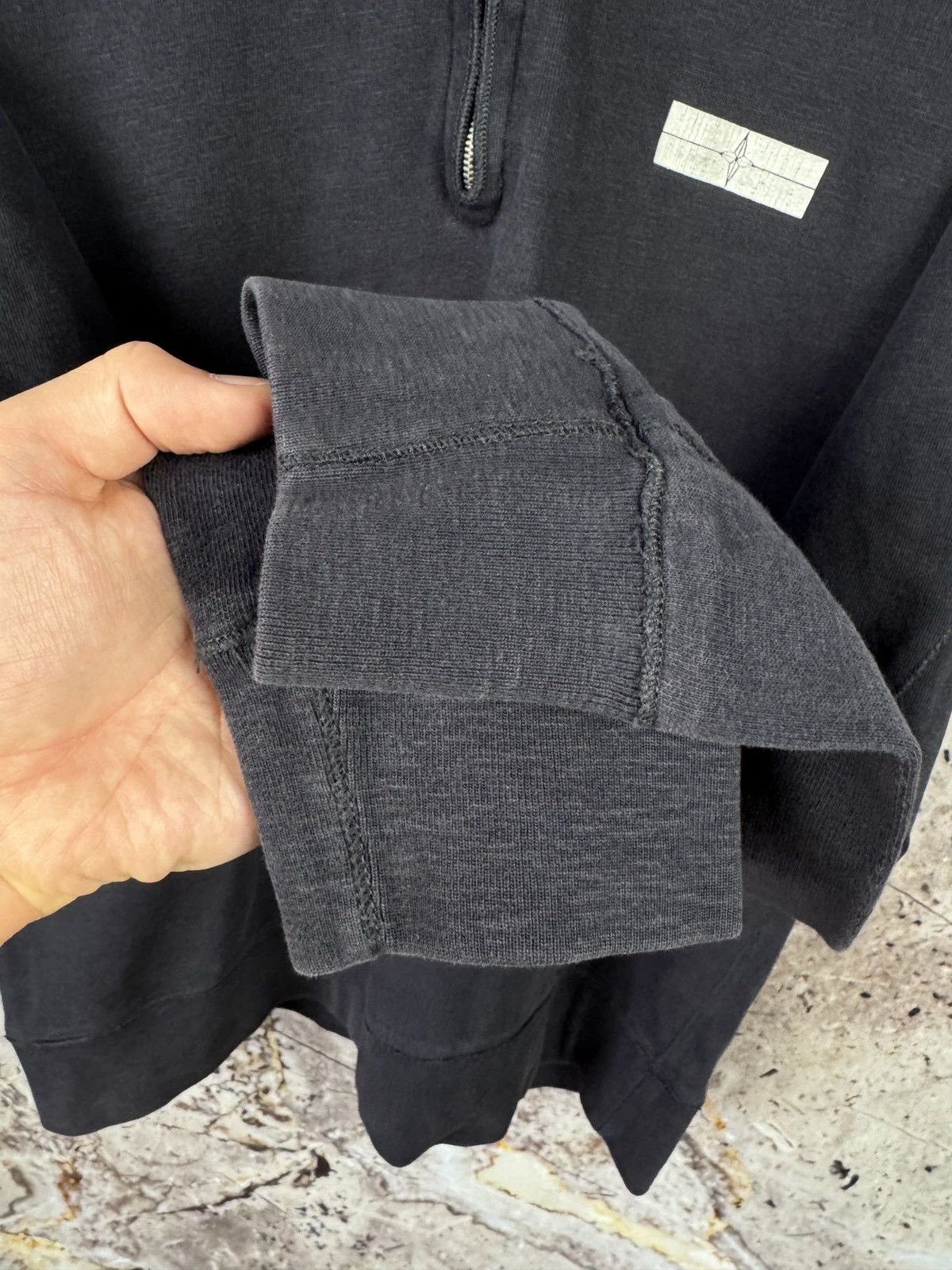Stone Island Stone Island Denims Archive Black 1/2 Zip Pullover Size XXL Size US XXL / EU 58 / 5 - 12 Thumbnail