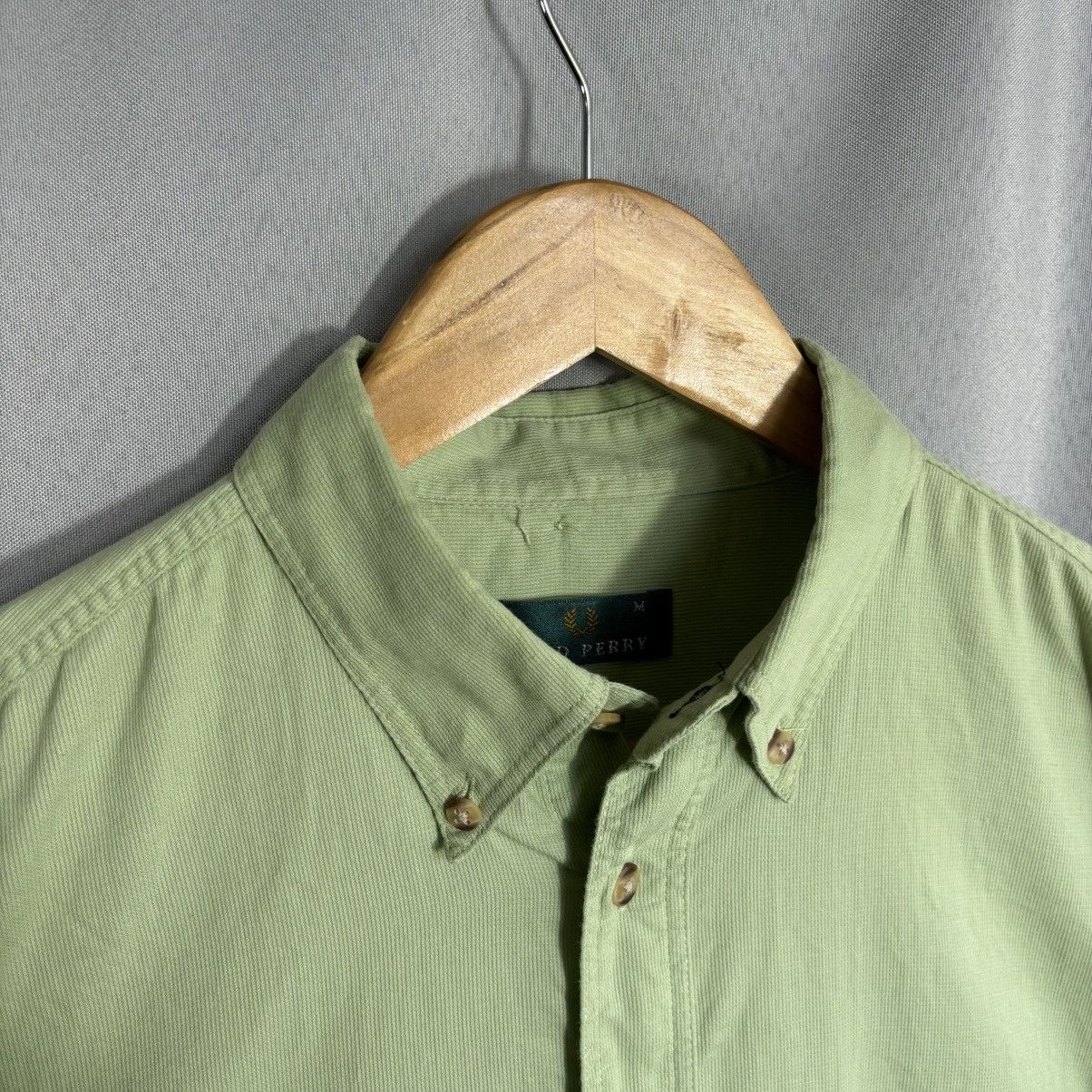 Fred Perry Fred Perry shirt button up medium green Portugal classic Size US M / EU 48-50 / 2 - 3 Thumbnail