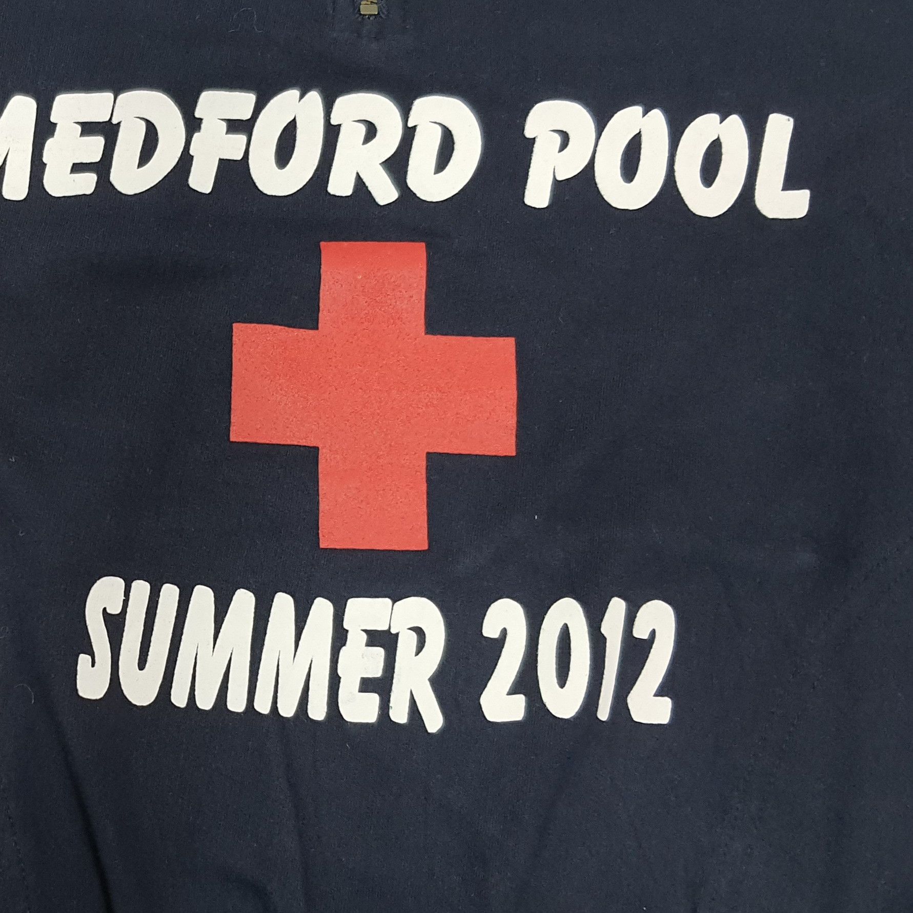Vintage Vintage Medford Pool Summer 2012 Lifeguard Half Zip C269N11 Size US M / EU 48-50 / 2 - 2 Thumbnail