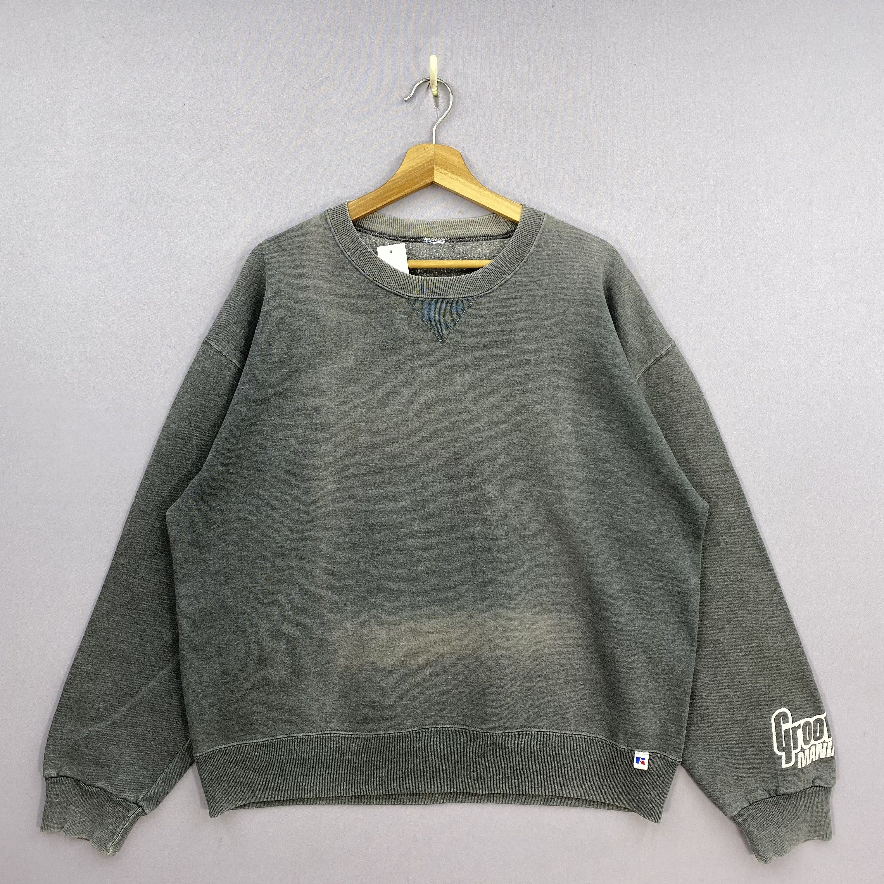 Japanese Brand Vintage Y2K Faded Groove Mania Sweatshirt Russell Athletic Size US XL / EU 56 / 4 - 2 Thumbnail