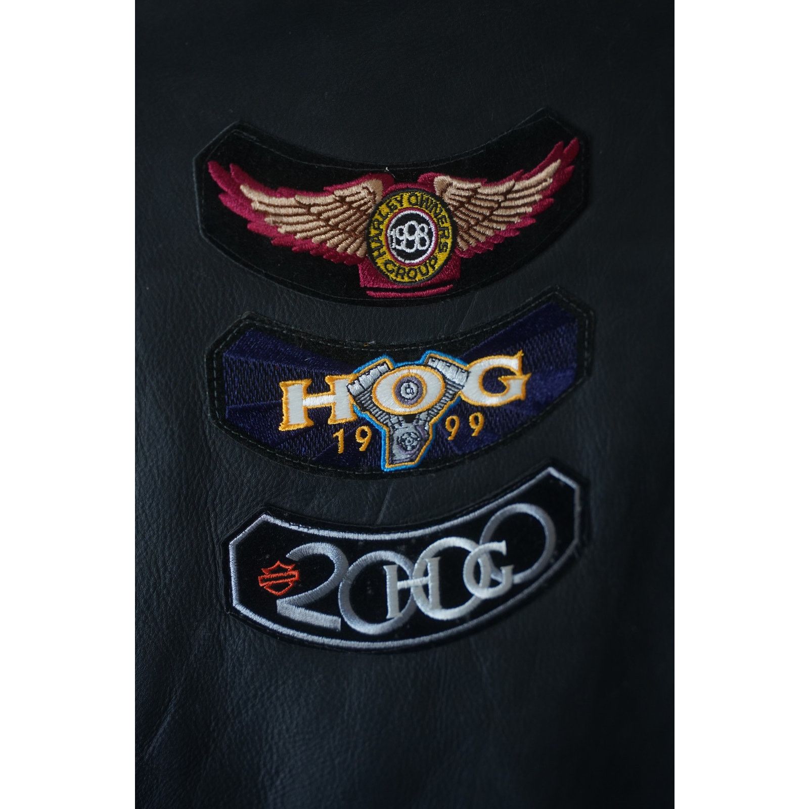 Harley Davidson Harley Davidson owners Group Leather Jacket Size US L / EU 52-54 / 3 - 8 Thumbnail