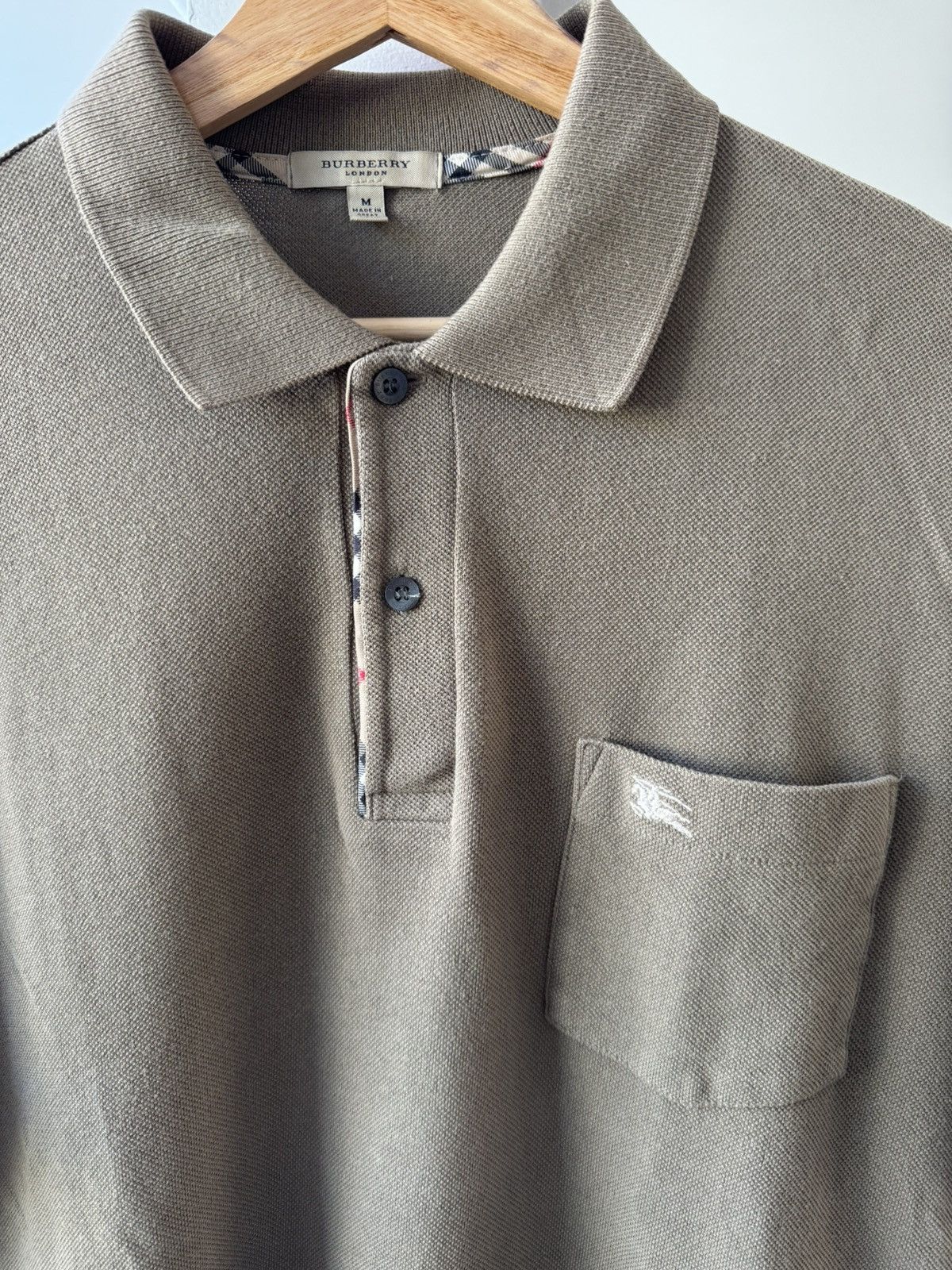 Burberry Green Burberry Polo Size US M / EU 48-50 / 2 - 3 Thumbnail
