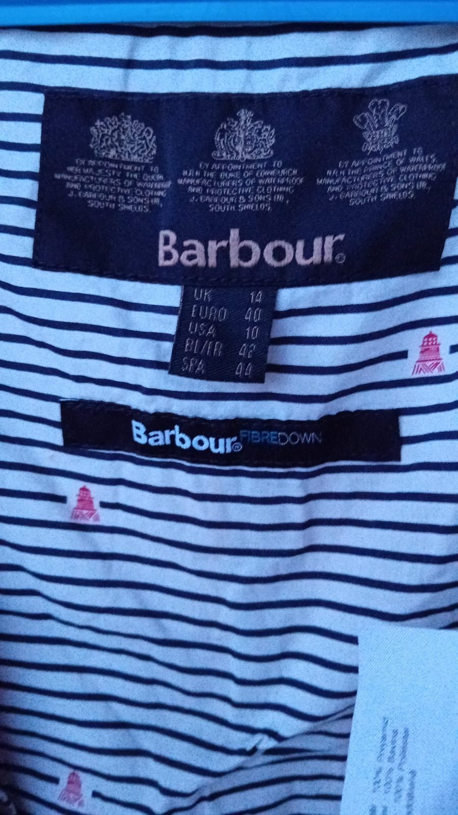 Barbour Barbour Womens Foreland Gilet Fibredown LQU0616YE51 Size L / US 10 / IT 46 - 3 Thumbnail