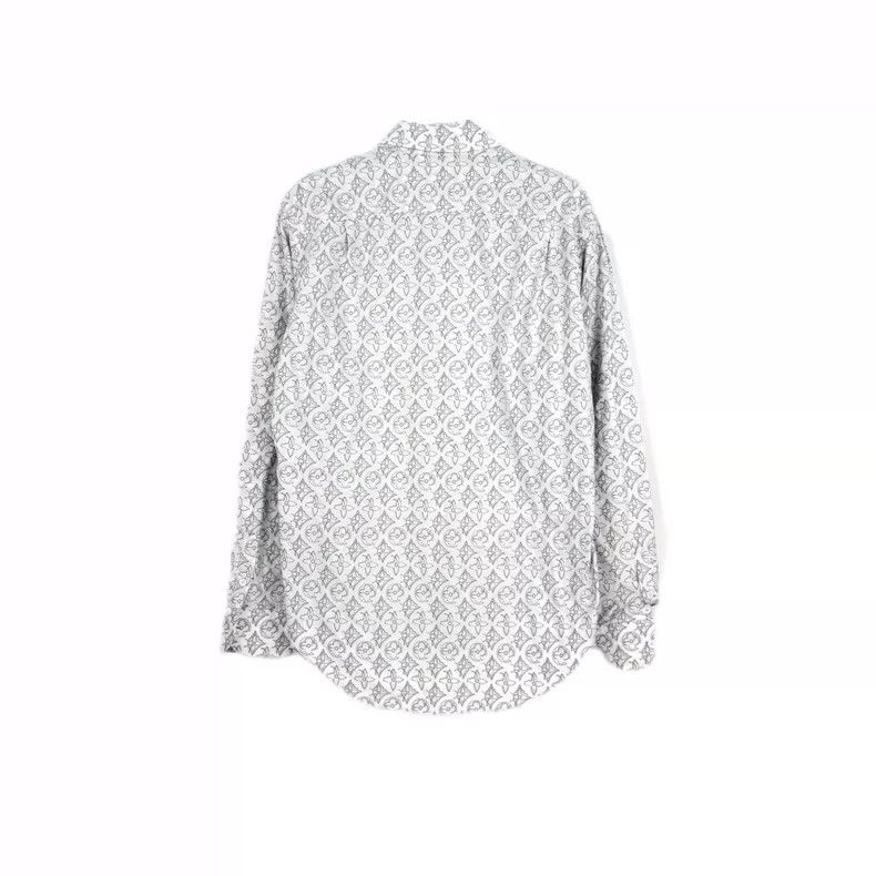 Louis Vuitton Louis Vuitton White and grey shirt with full logo shirt 250 Size US L / EU 52-54 / 3 - 2 Thumbnail