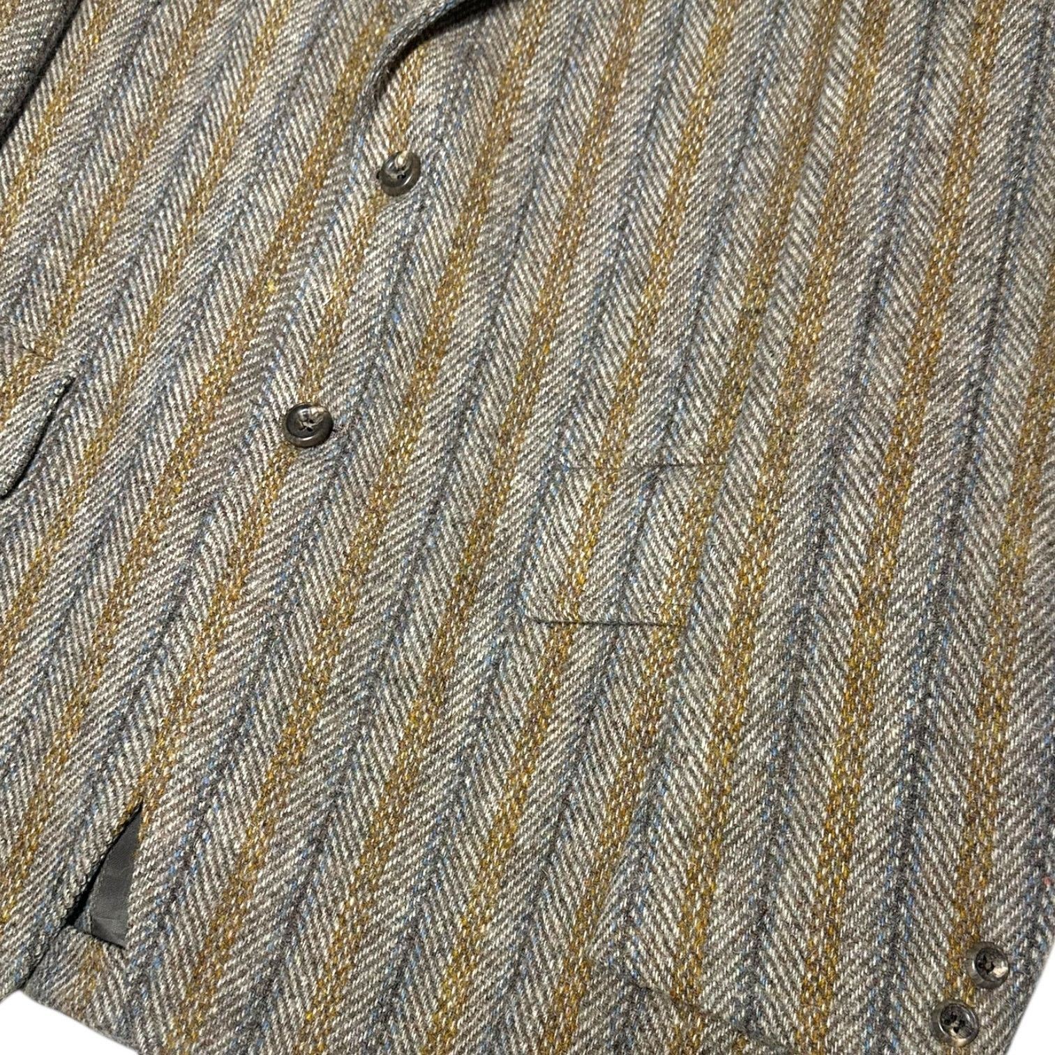 Harris Tweed Vintage Harris Tweed Striped Blazer Sport Coat Men's 42R Size 42R - 5 Thumbnail