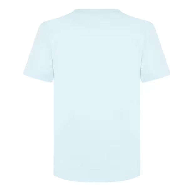 Lanvin o1g2r1mq1024 Logo T-Shirt in Light Blue Size S / US 4 / IT 40 - 2 Thumbnail