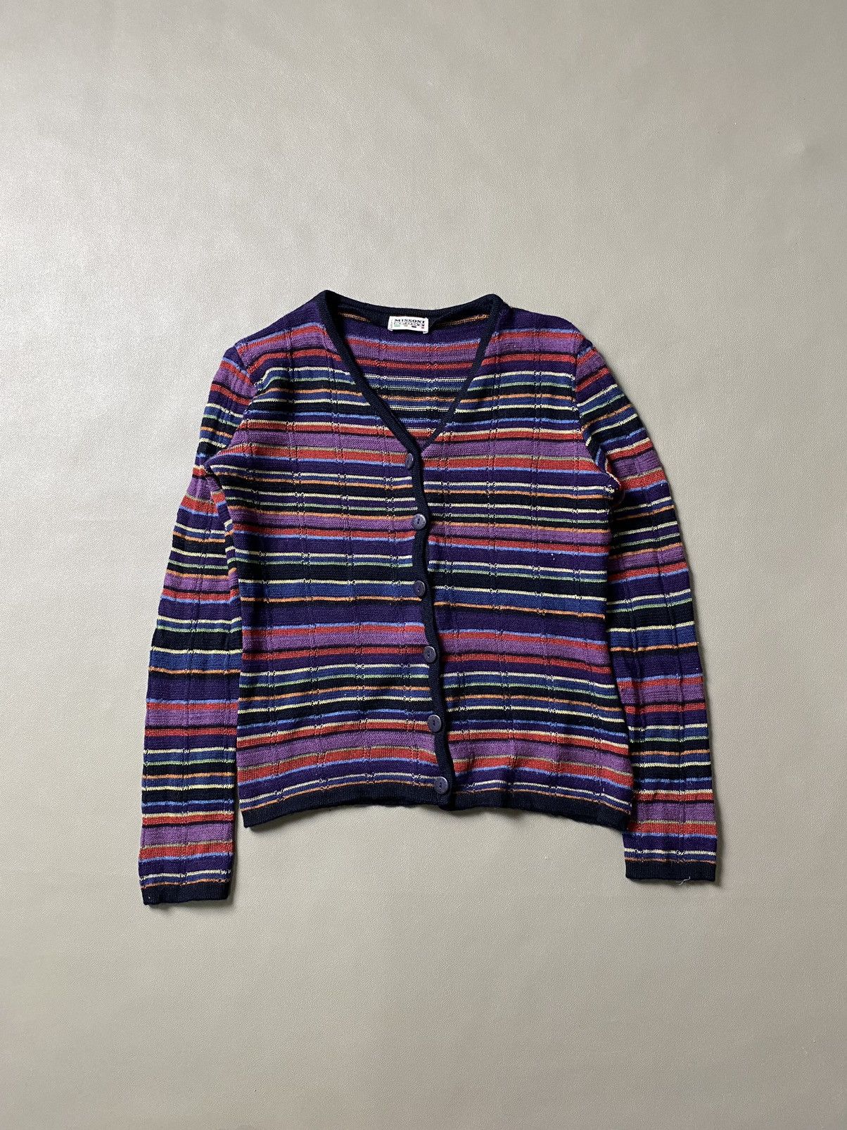 Missoni × Vintage Missoni Sport Knit Cardigan Size M / US 6-8 / IT 42-44 - 1 Thumbnail