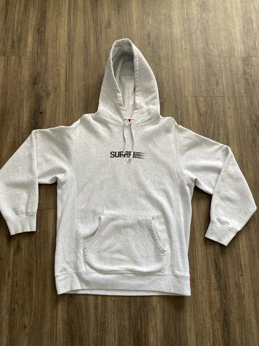 Supreme 2020 Ash Grey Supreme Motion Logo Hoodie | Grailed