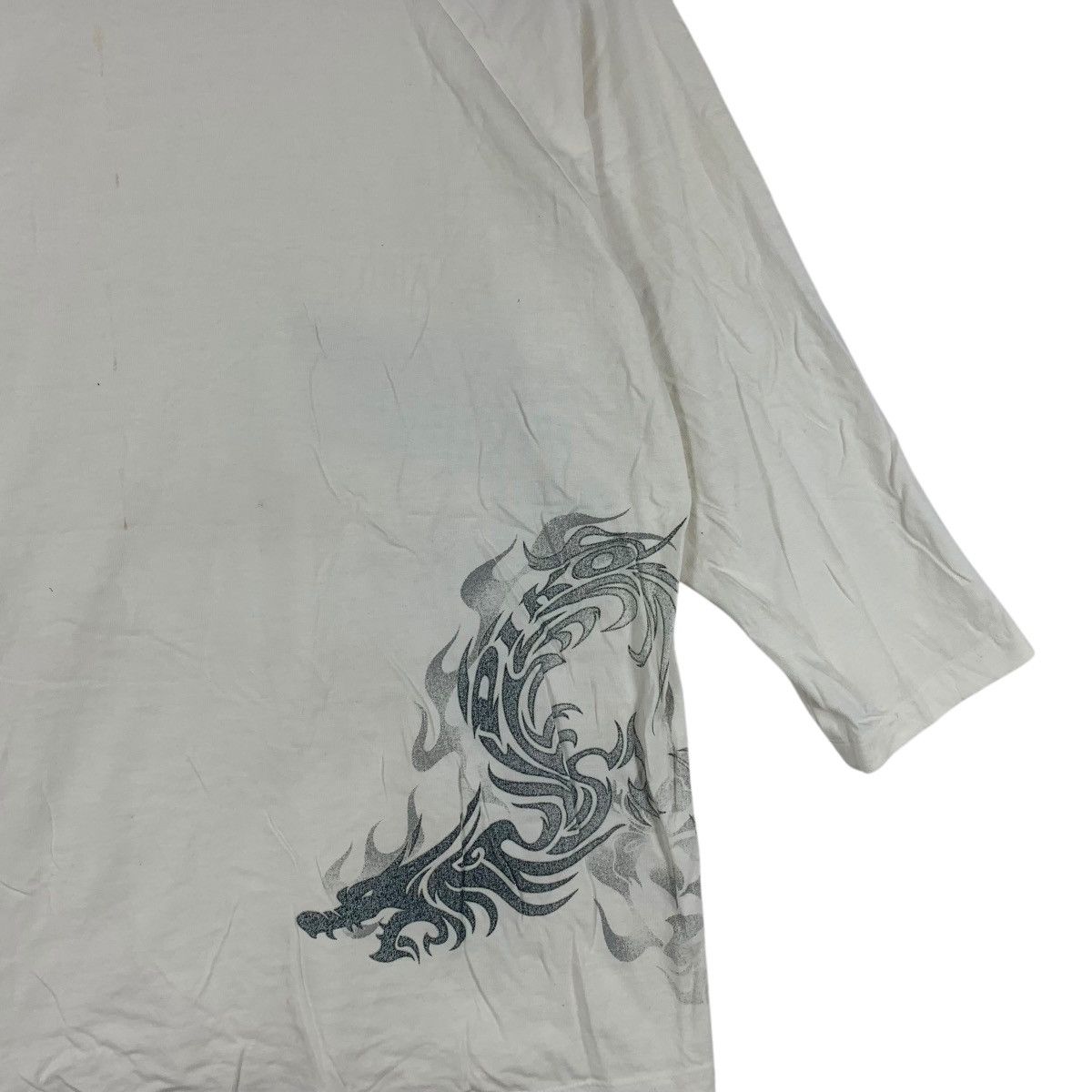 Vintage Vintage PIKO HAWAII DRAGON Longboard Y2K Tee Shirt Top Size US M / EU 48-50 / 2 - 6 Thumbnail
