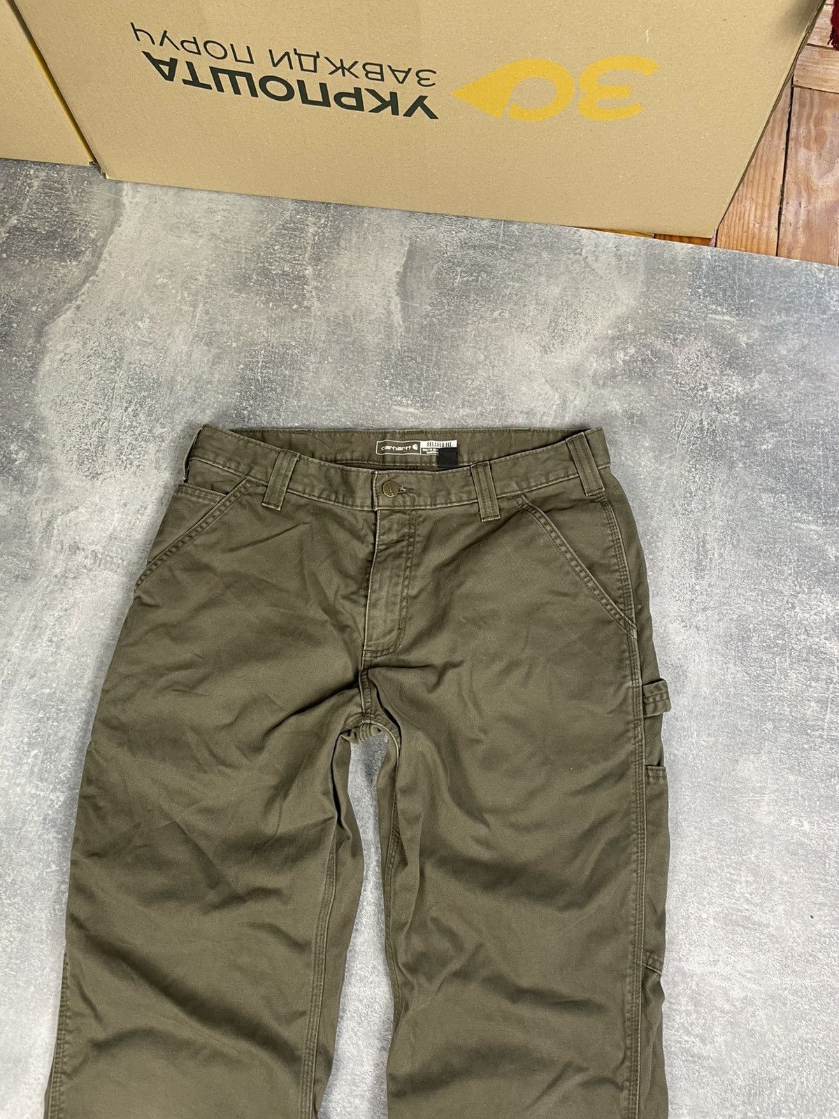 Carhartt × Carhartt Wip Vintage Carpenter Carhartt relaxed fit pants / streetwear Size US 32 / EU 48 - 4 Thumbnail