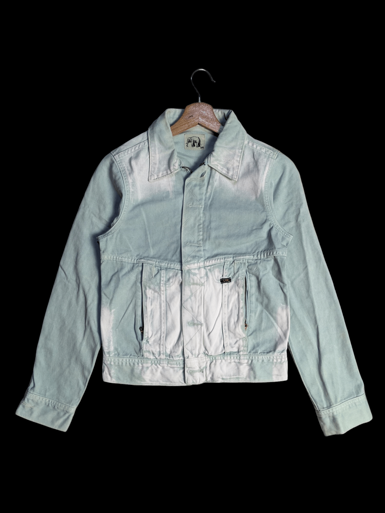 image of Art x Lee Bleach Denim Jacket, Women's (Size XS)