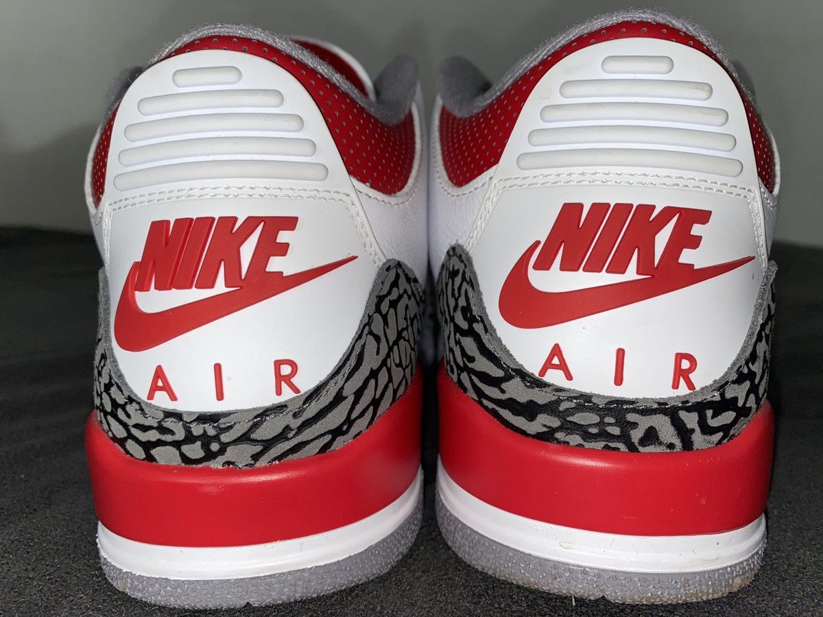 Jordan Brand Jordan 3 Retro Fire Red (2022) Size US 11 / EU 44 - 4 Thumbnail