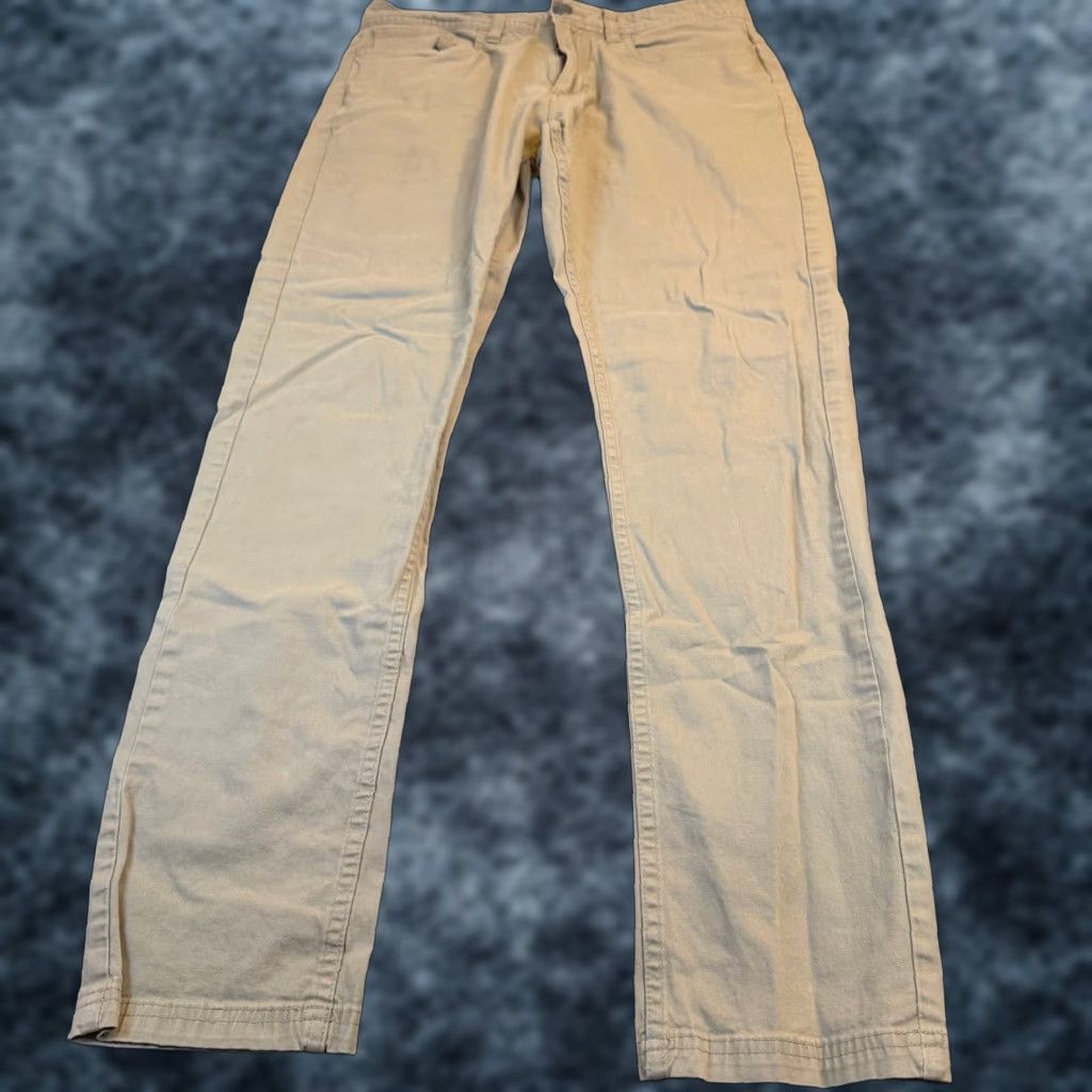 Oakley Oakley Chino Pants Mens 32x30 Regular Fit Beige Cotton Blend 5-Pocket Stretch Casual Workwear Travel Distressed? (No) Size US 32 / EU 48 - 1 Thumbnail