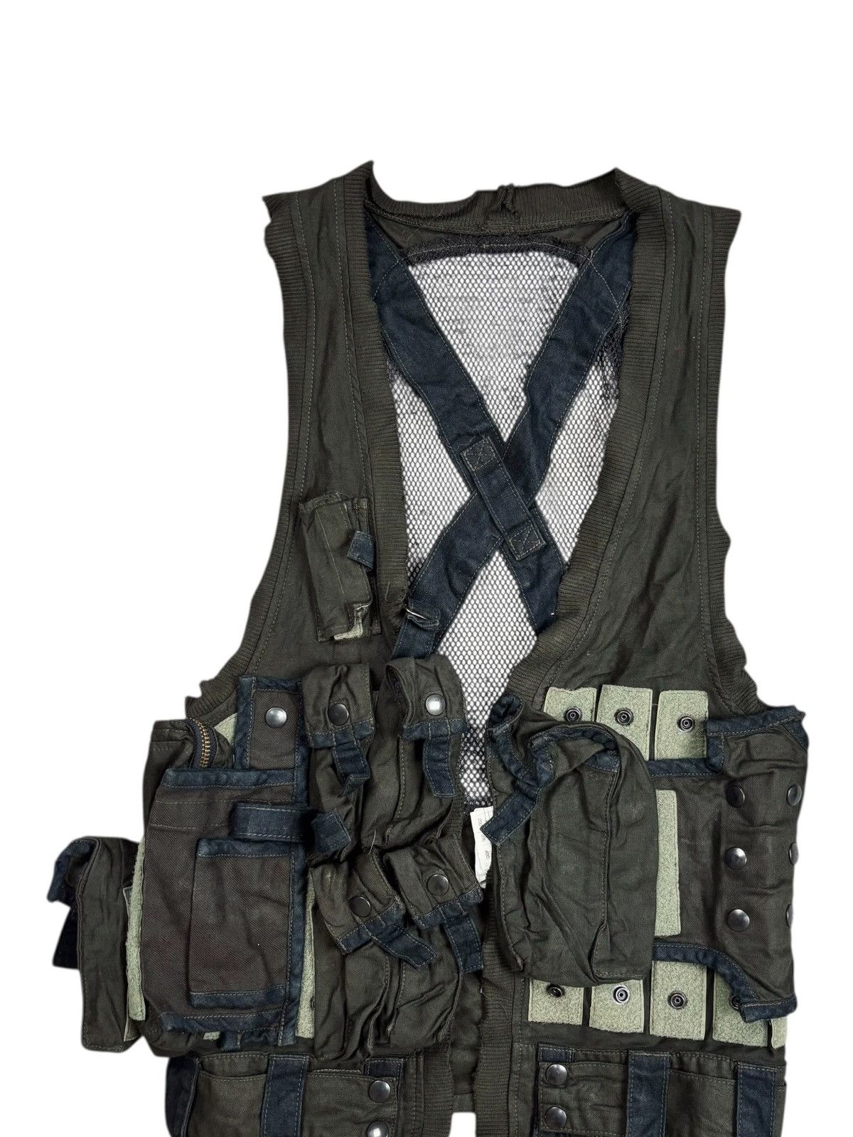 Le Grande Bleu (L.G.B.) Archive Veronica "Under Control" Cargo Vest Jacket Size US M / EU 48-50 / 2 - 8 Thumbnail