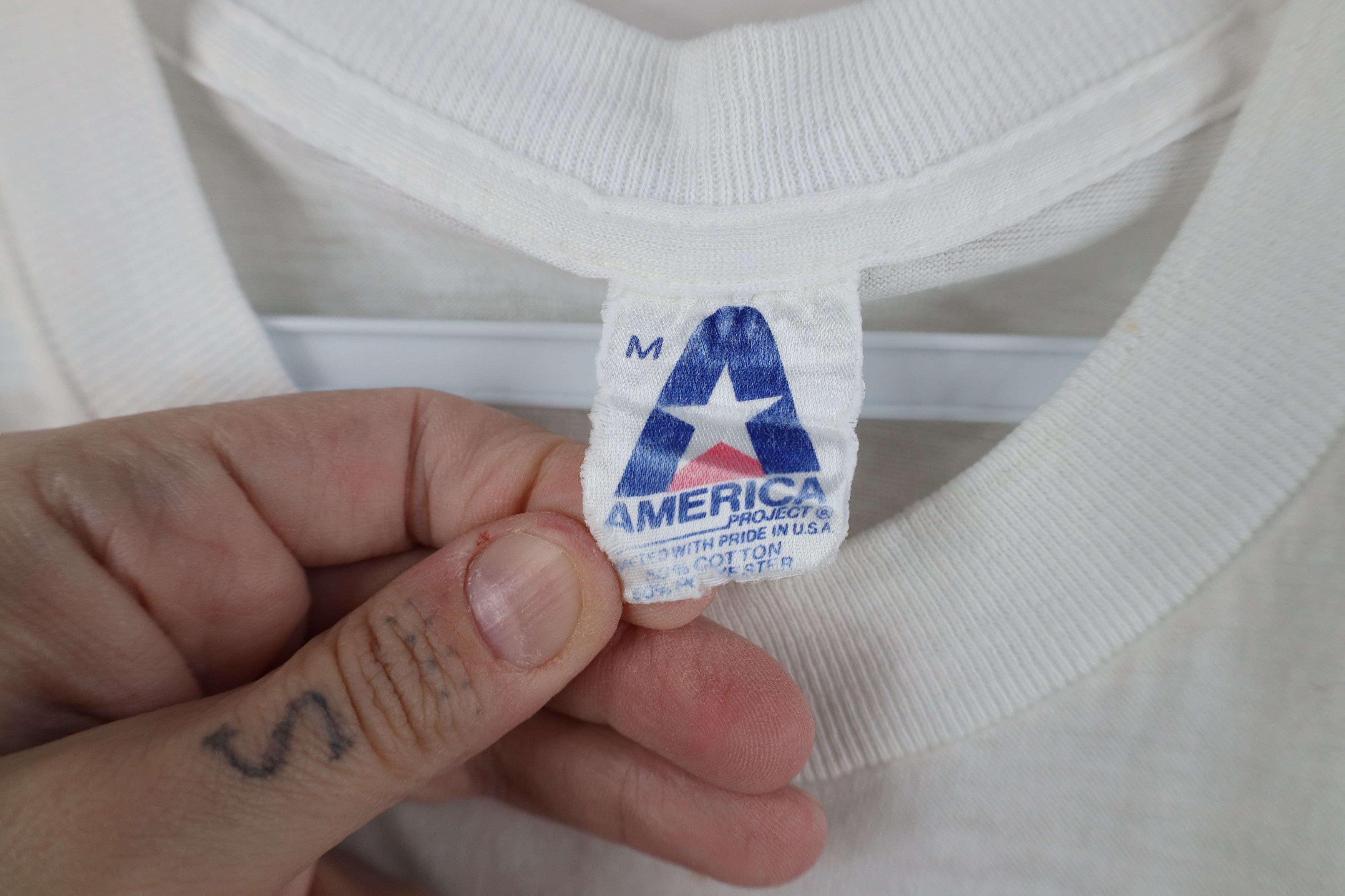 Vintage Vintage 80s Paul II Catholic Christian T-Shirt White USA Size M / US 6-8 / IT 42-44 - 9 Thumbnail