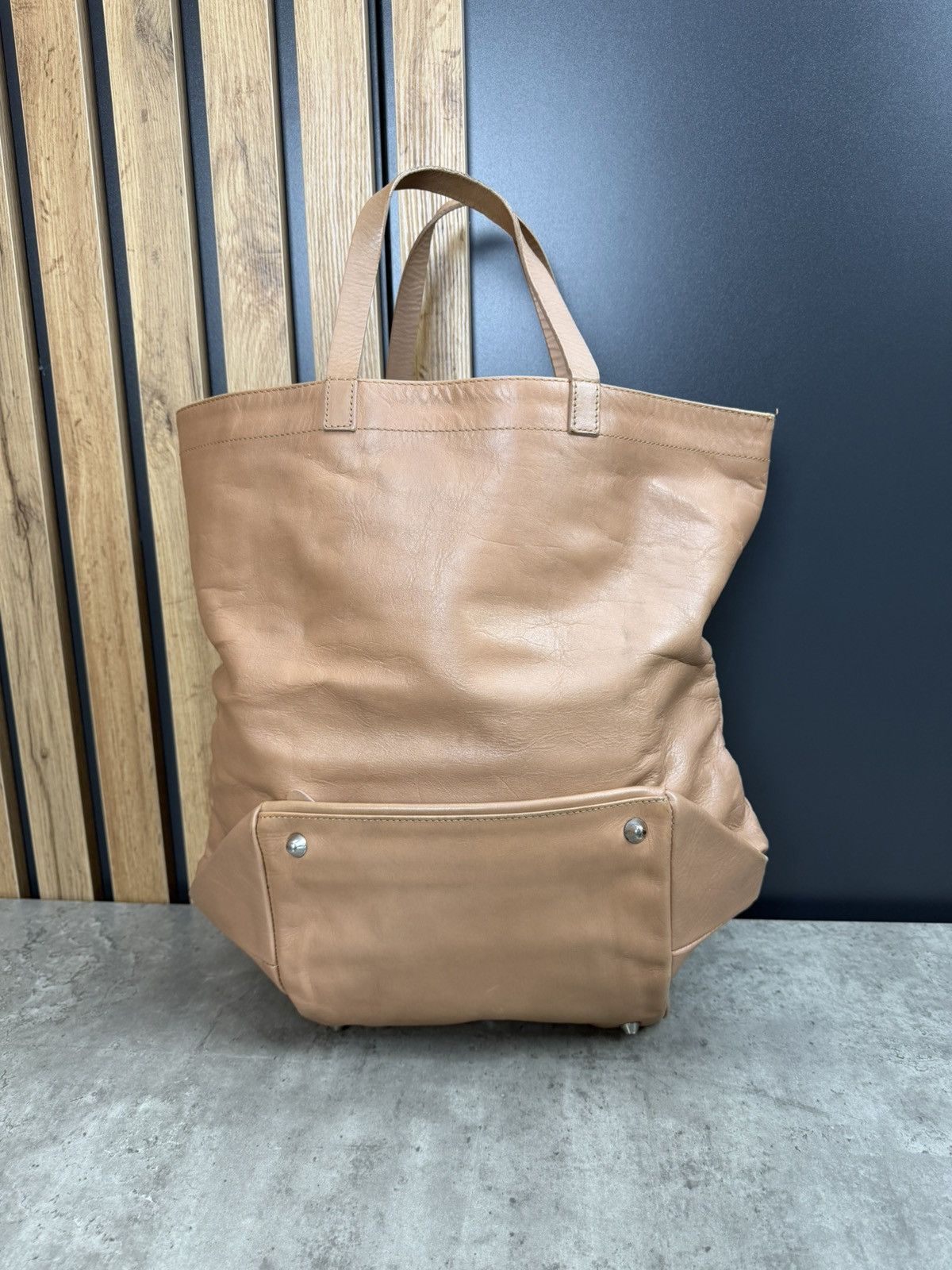 Maison Margiela Maison Margiela x H&M Leather Tote Bag Shopper Size ONE SIZE - 24 Thumbnail