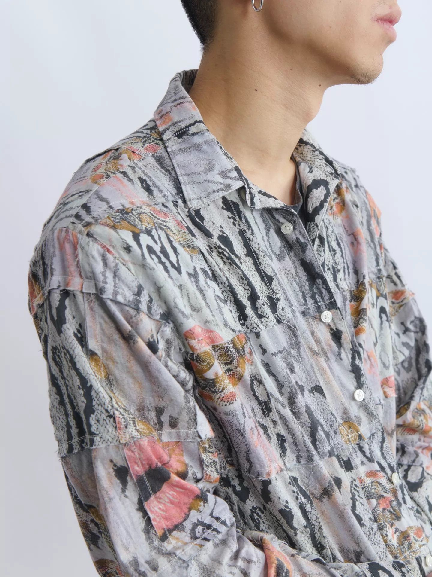 Supreme Supreme × Martine Rose 24AW Snake Print Paneled Shirt Size US M / EU 48-50 / 2 - 5 Thumbnail