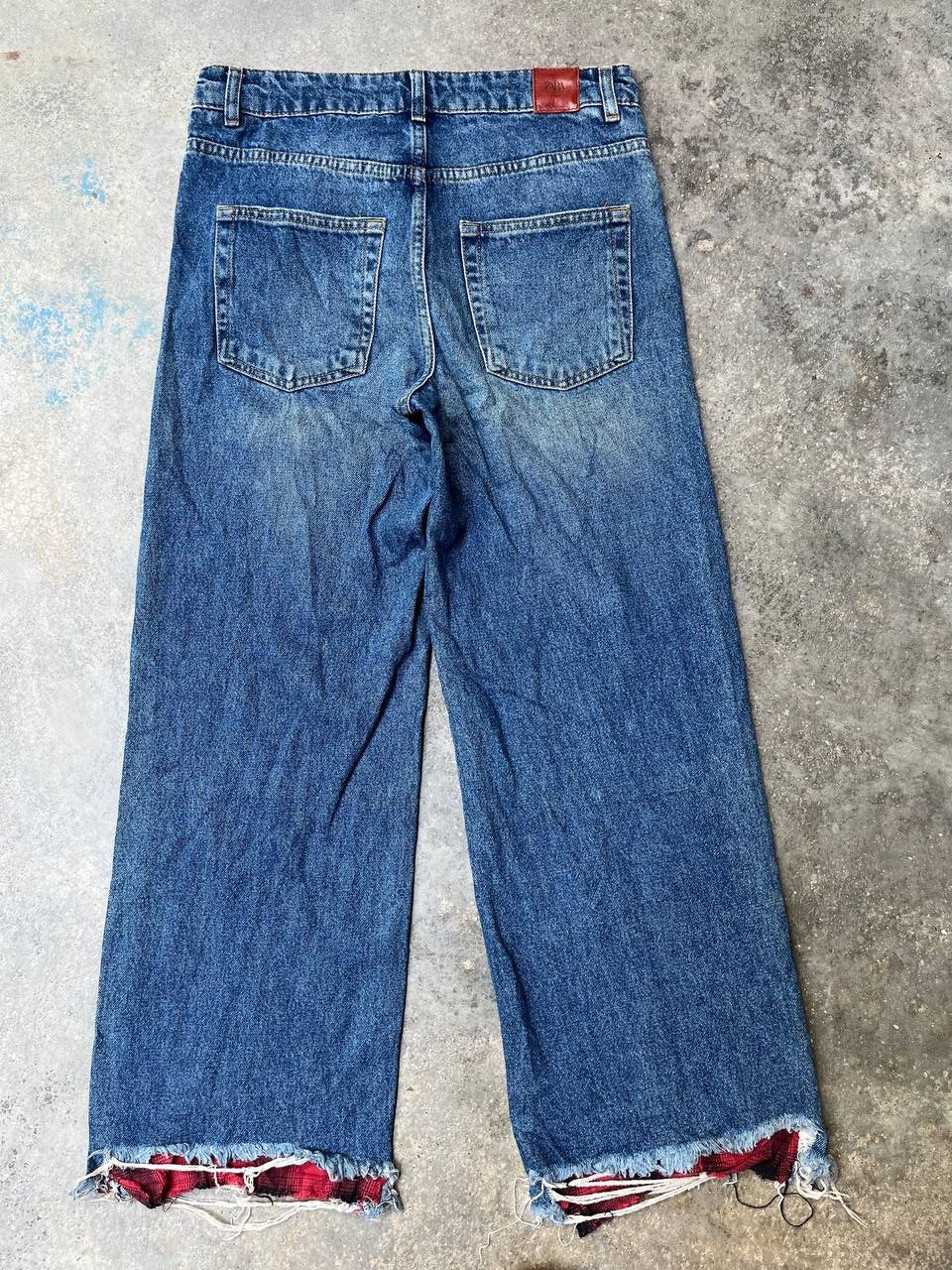 Zara ZARA VINTAGE BAGGY JEANS DISTRESSED STYLE Size US 32 / EU 48 - 6 Thumbnail