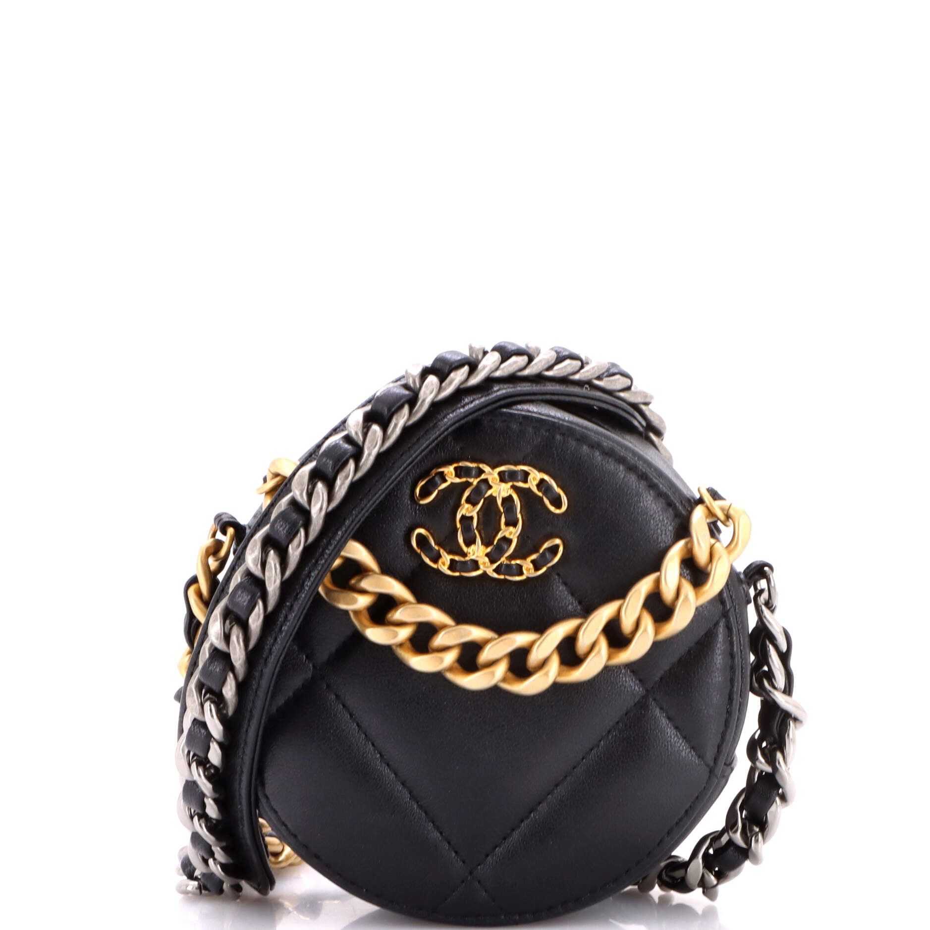 Chanel 19 Round Clutch with Chain Size ONE SIZE - 1 Thumbnail