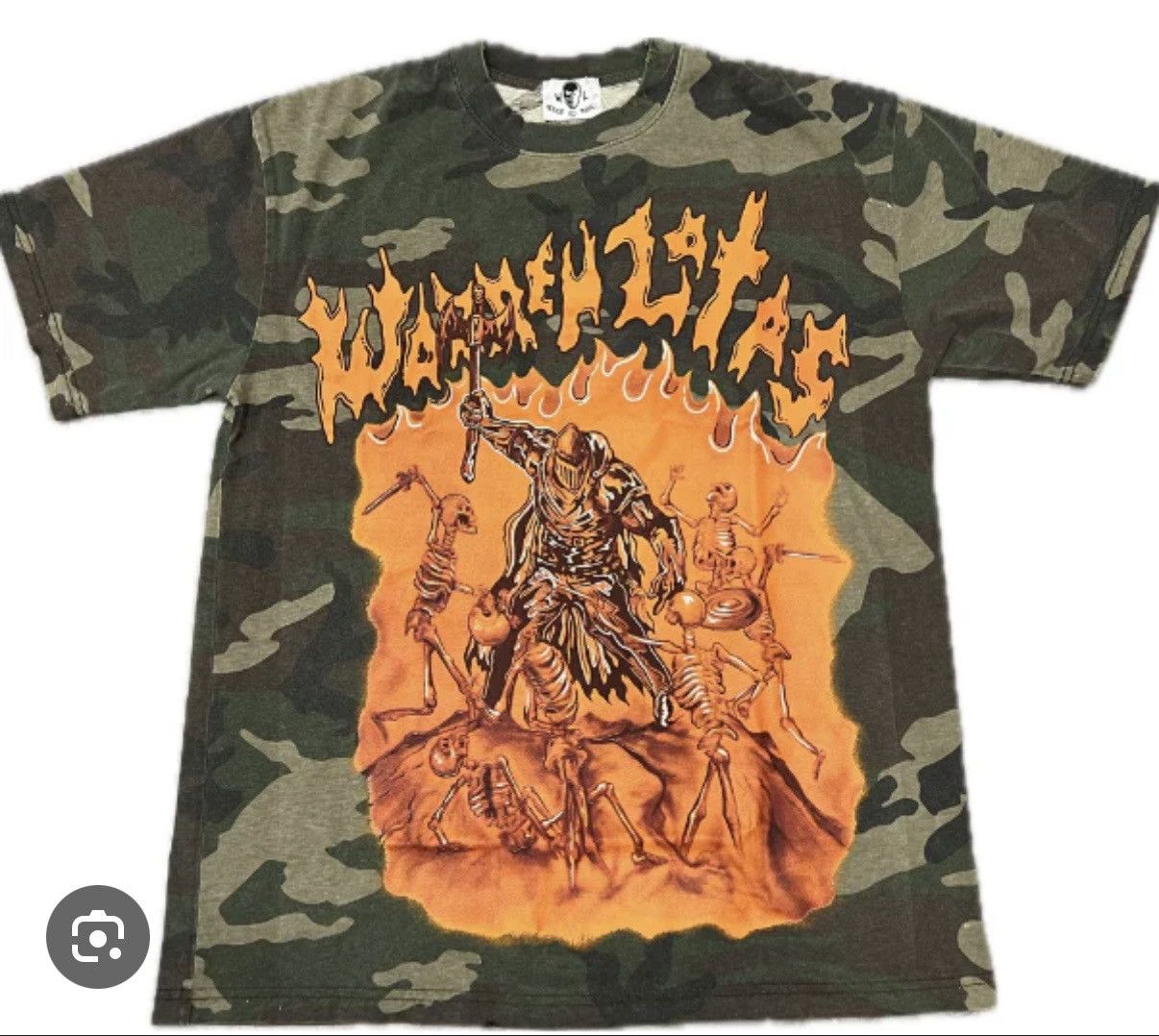 Warren Lotas Warren Lotas Camo Skull Crusher Graphic T-Shirt Size US S / EU 44-46 / 1 - 1 Thumbnail