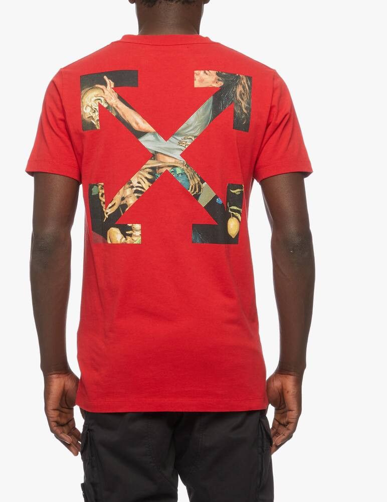 Off-White Red Pascal Skeleton Arrows T-Shirt Size US M / EU 48-50 / 2 - 2 Thumbnail
